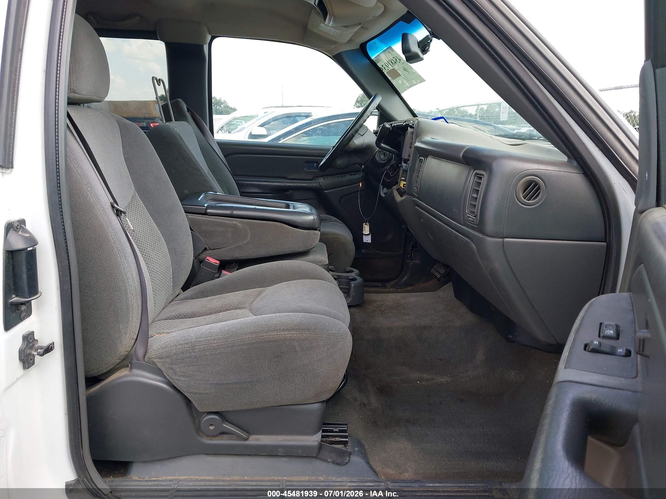 2004 Chevrolet Silverado 1500 Ls White vin: 1GCEC19TX4Z173669
