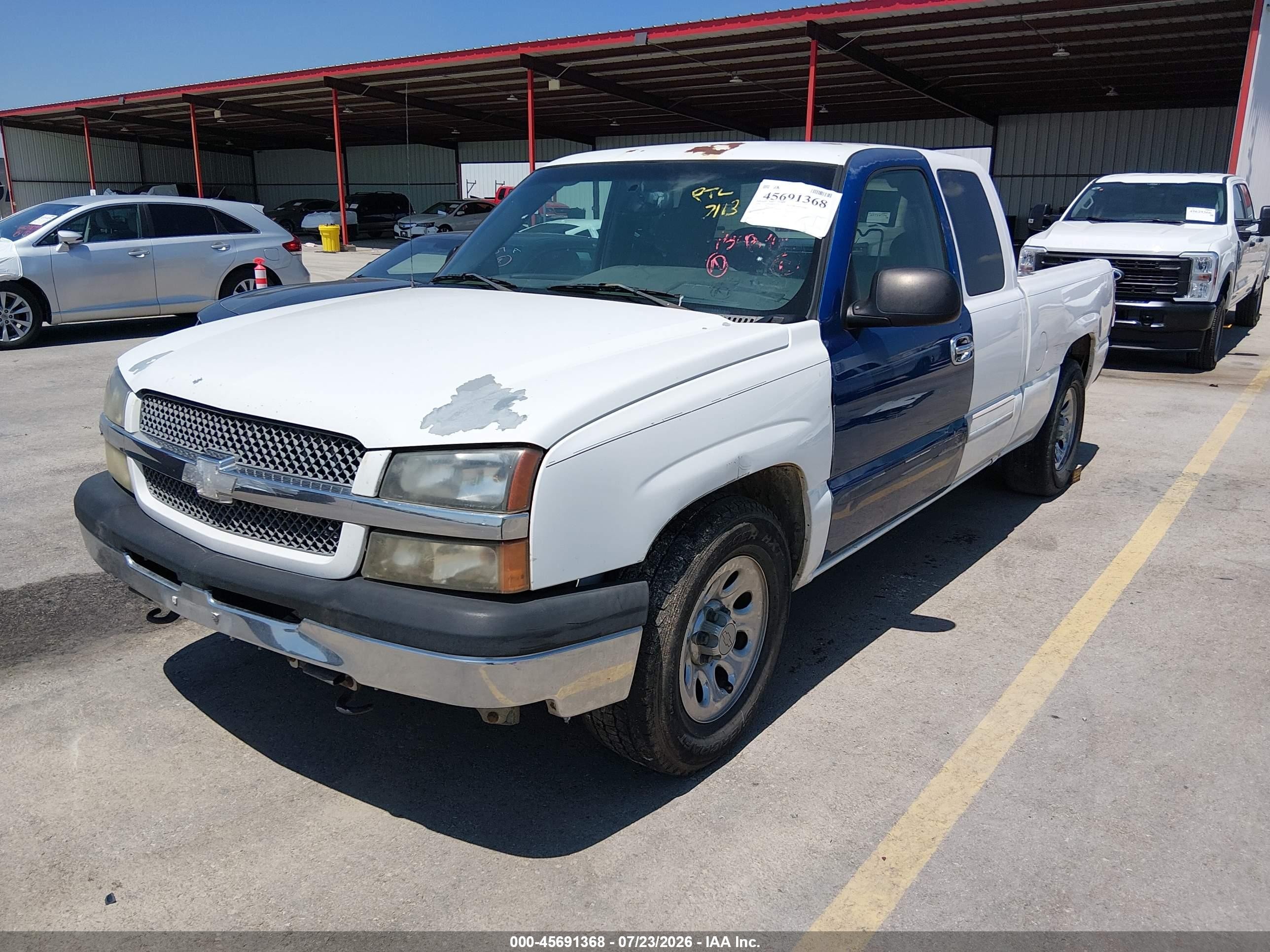 2004 Chevrolet Silverado 1500 Ls White vin: 1GCEC19TX4Z173669