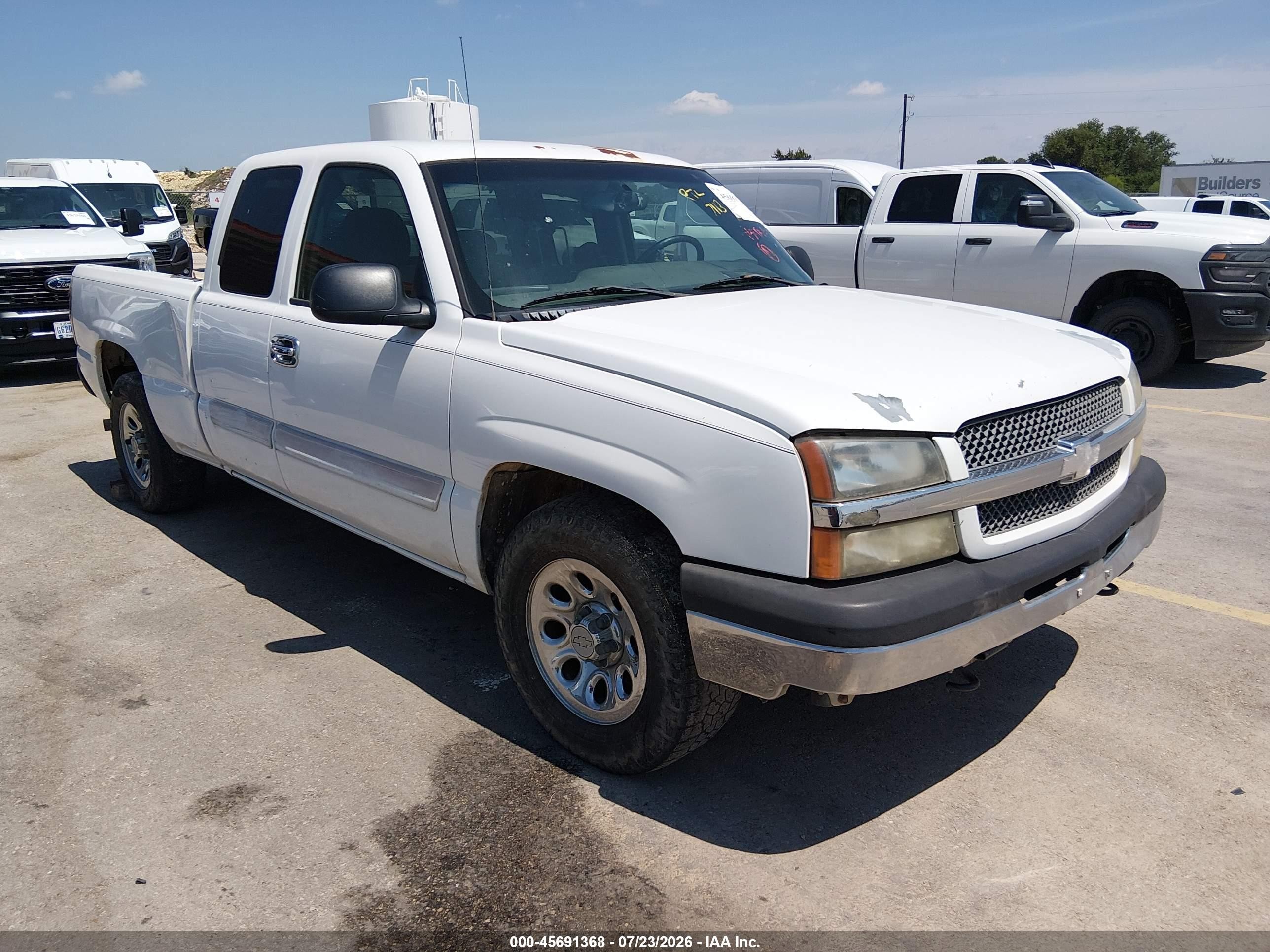2004 Chevrolet Silverado 1500 Ls White vin: 1GCEC19TX4Z173669