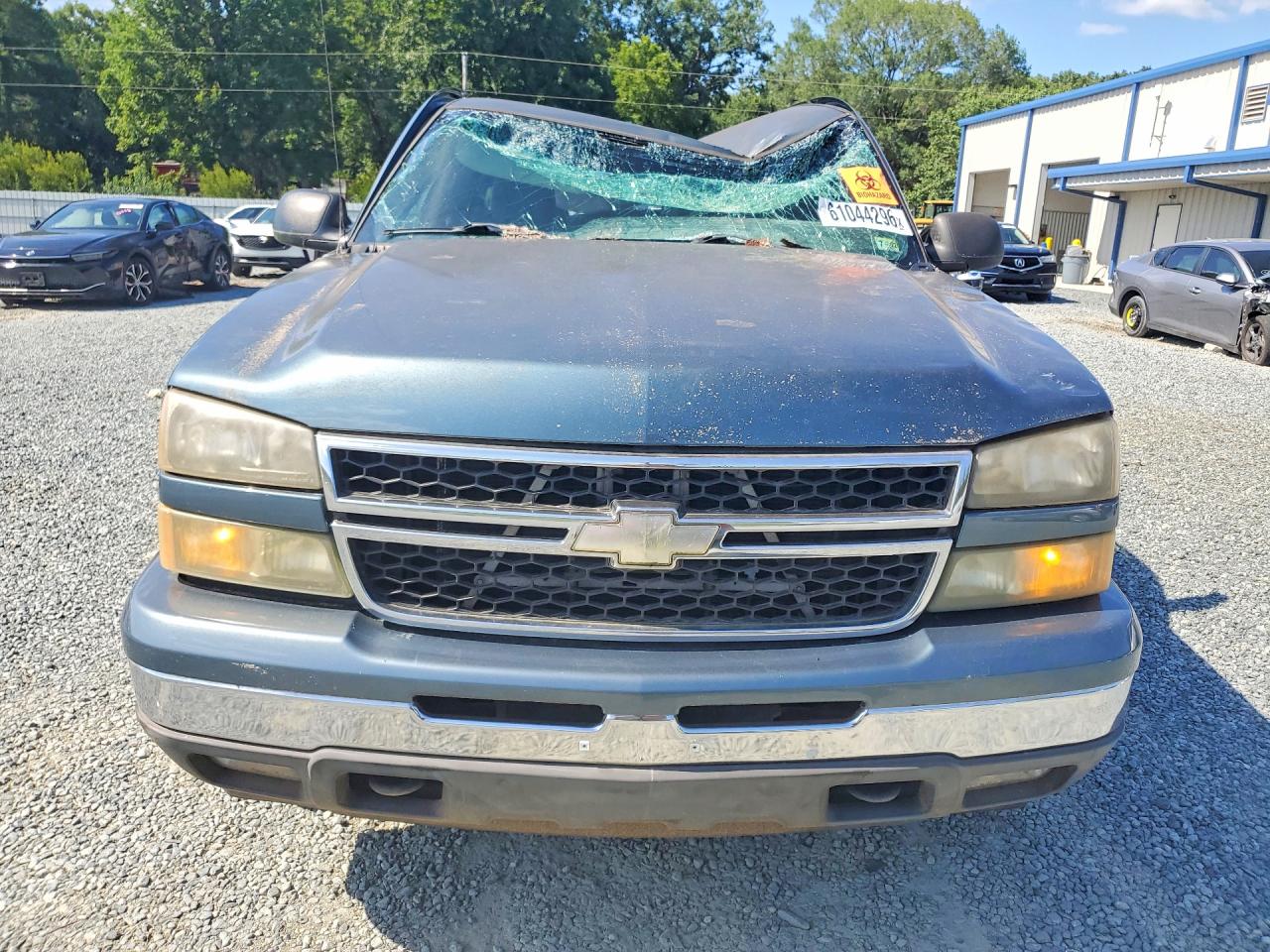 2006 Chevrolet Silverado C1500 Blue vin: 1GCEC19TX6Z143624