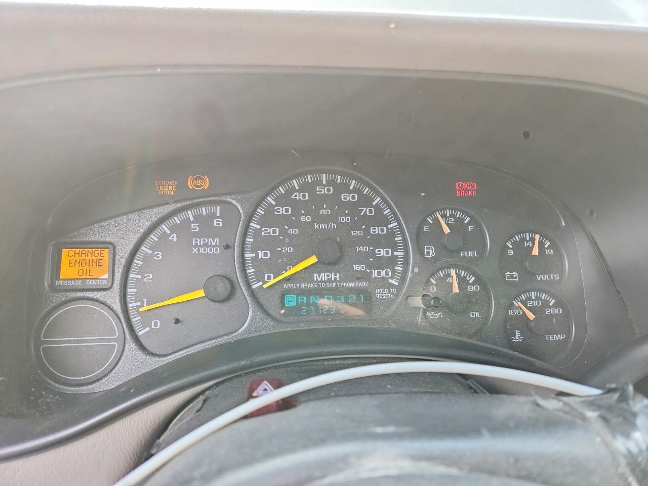 2000 Chev Silverado 1500 Regul Silver vin: 1GCEC19TXYZ127541