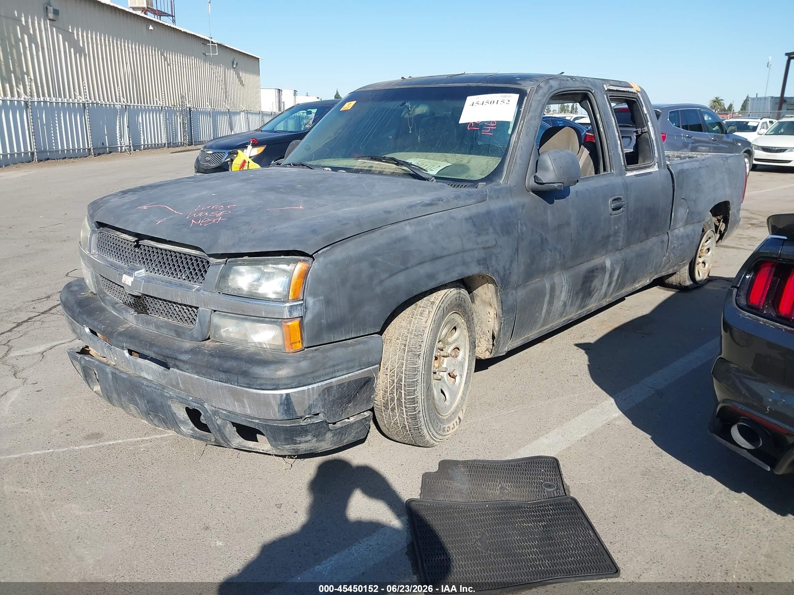 2003 Chevrolet Silverado 1500 Black vin: 1GCEC19V03Z194790