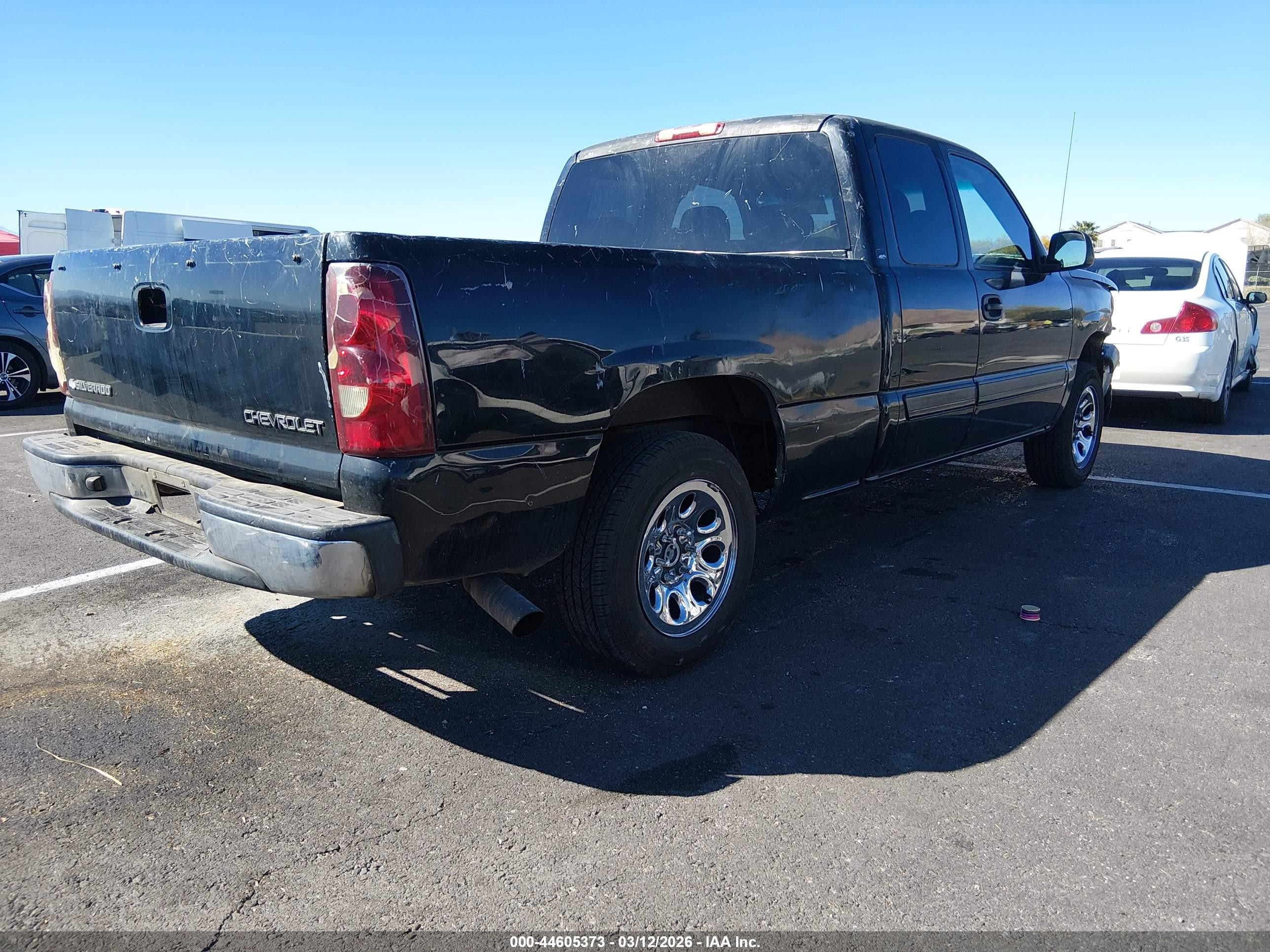 2003 Chevrolet Silverado 1500 Ls Black vin: 1GCEC19V13Z120746