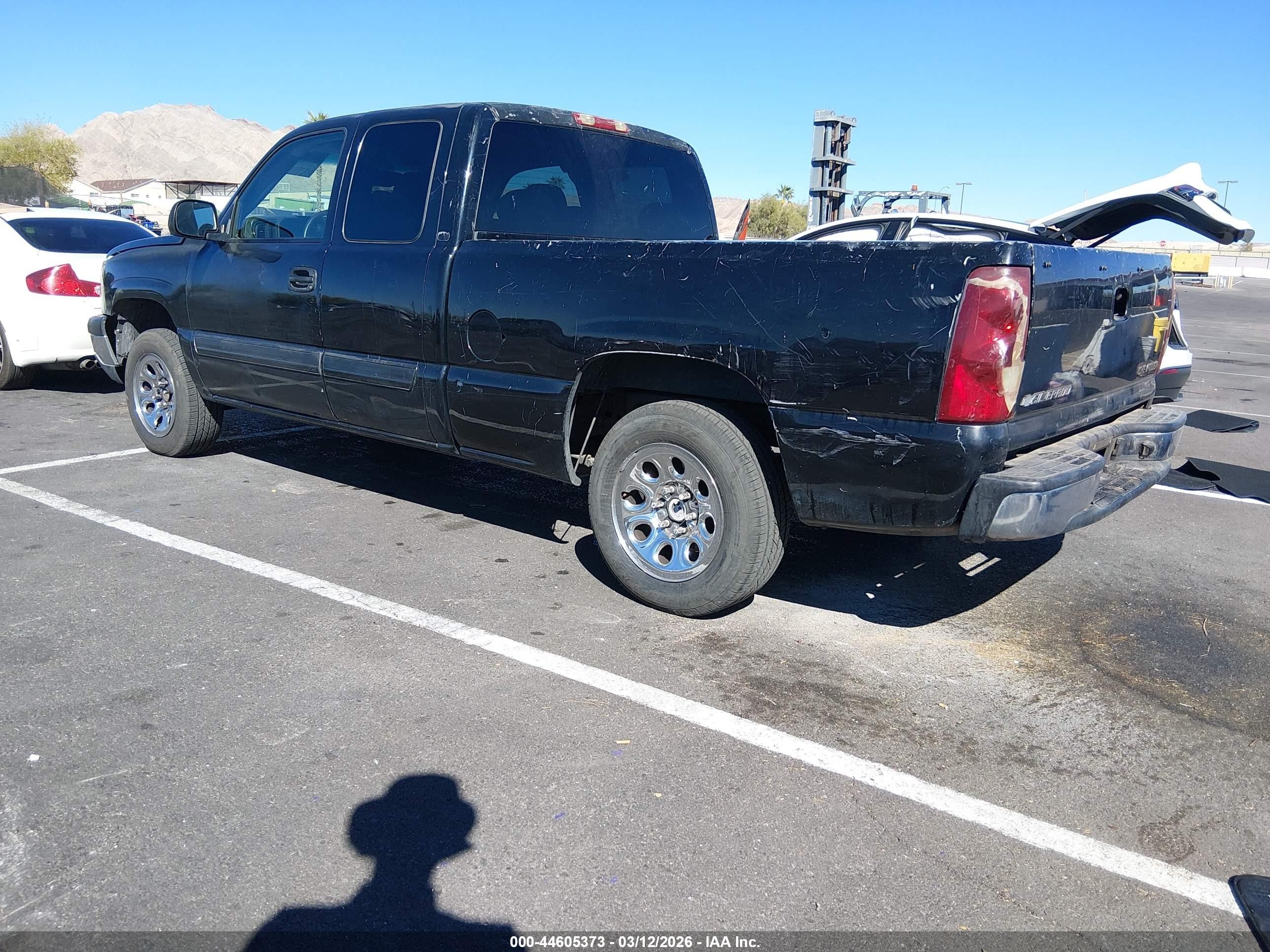 2003 Chevrolet Silverado 1500 Ls Black vin: 1GCEC19V13Z120746