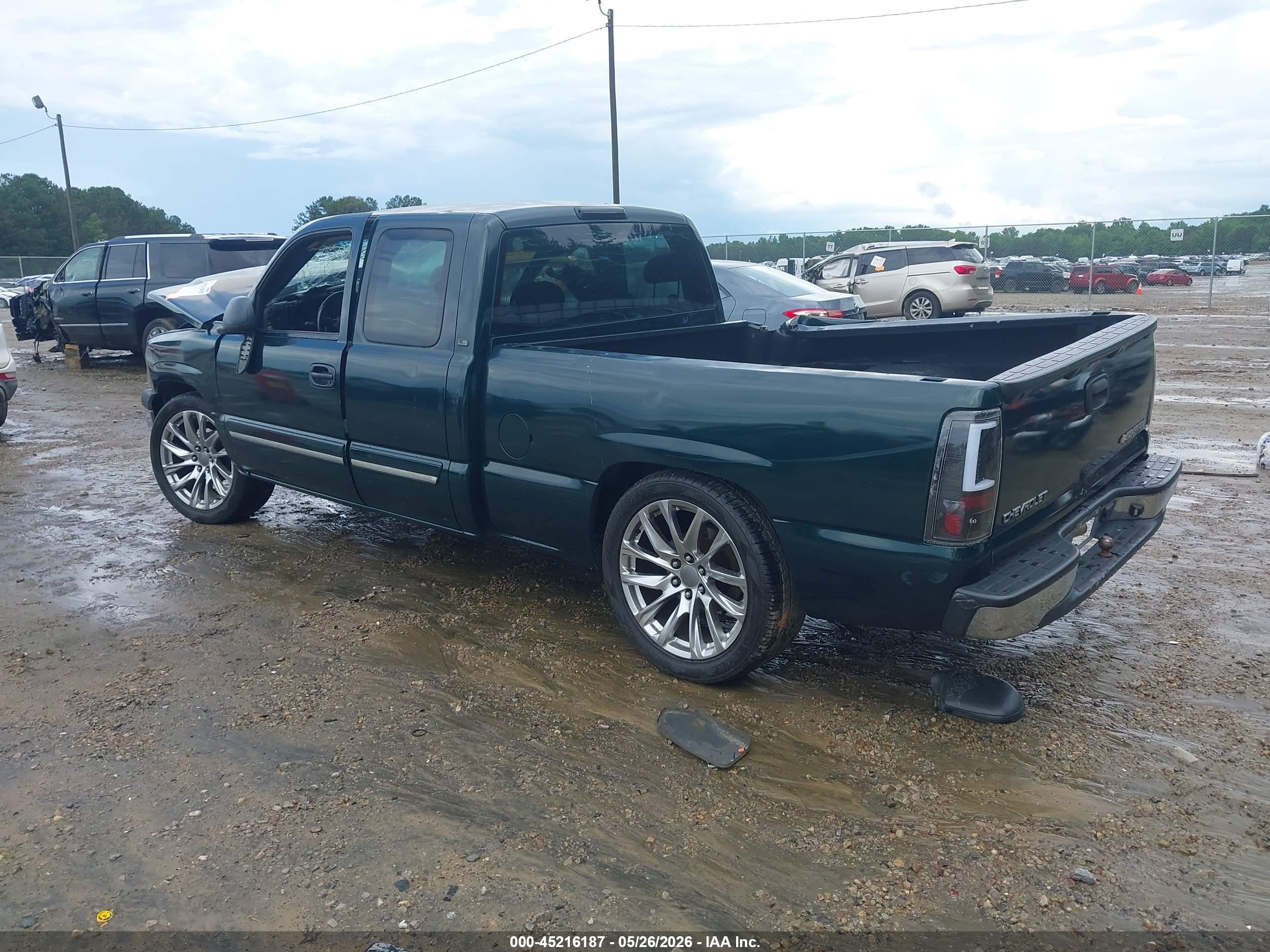 2003 Chevrolet Silverado 1500 Ls Green vin: 1GCEC19V13Z223844
