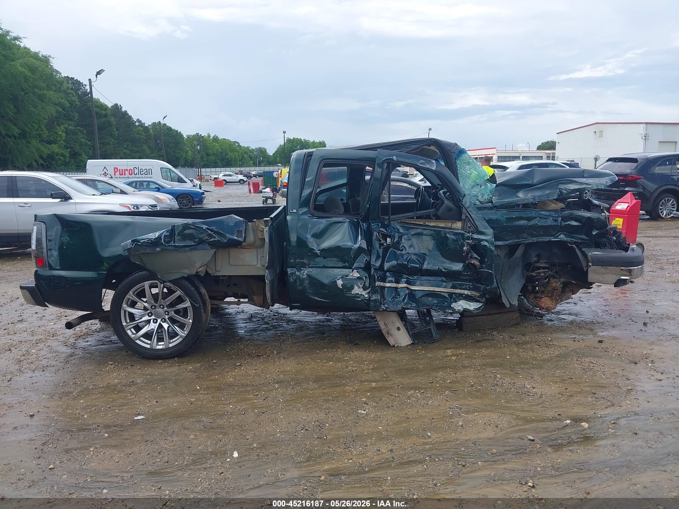 2003 Chevrolet Silverado 1500 Ls Green vin: 1GCEC19V13Z223844