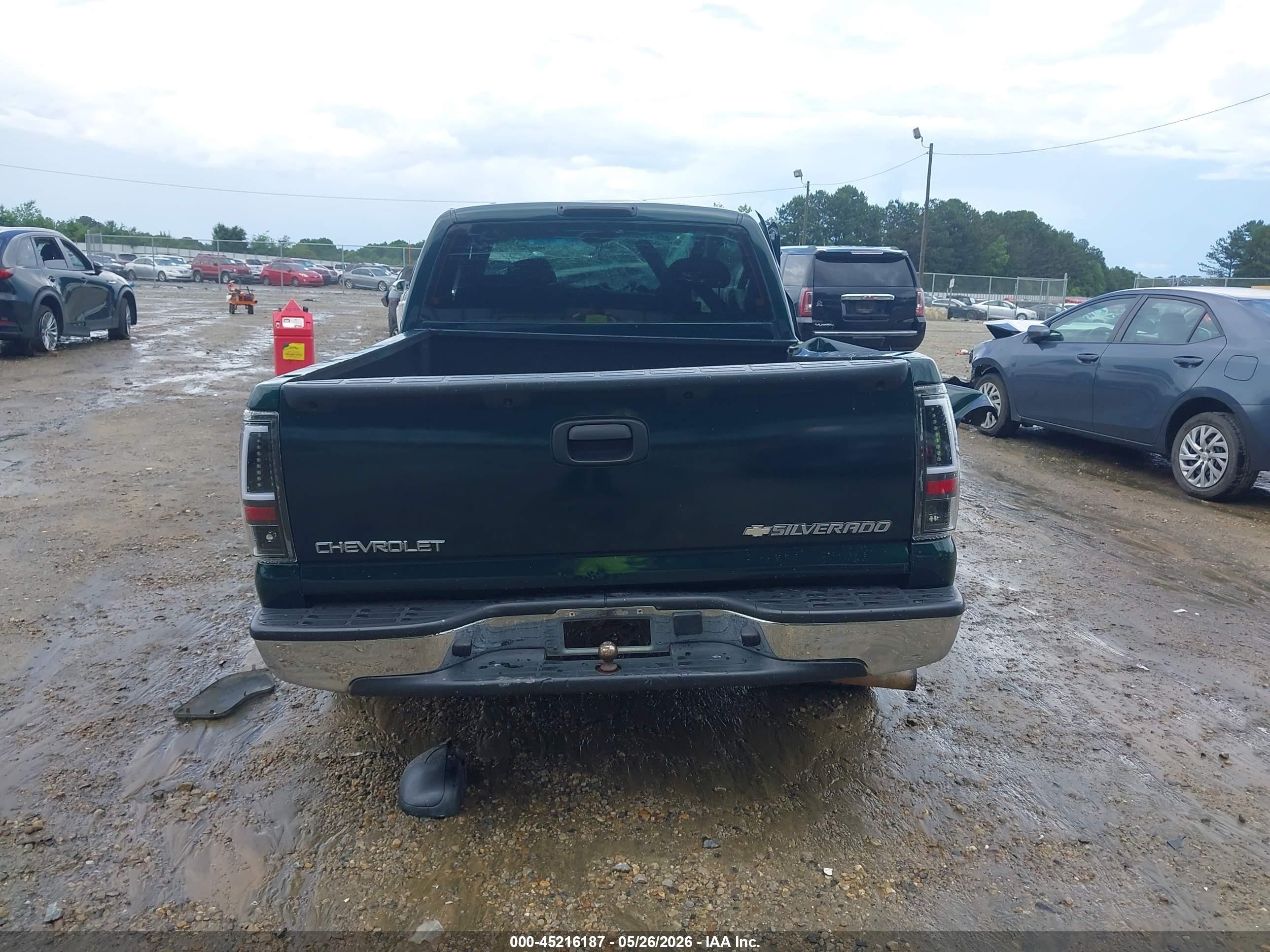 2003 Chevrolet Silverado 1500 Ls Green vin: 1GCEC19V13Z223844