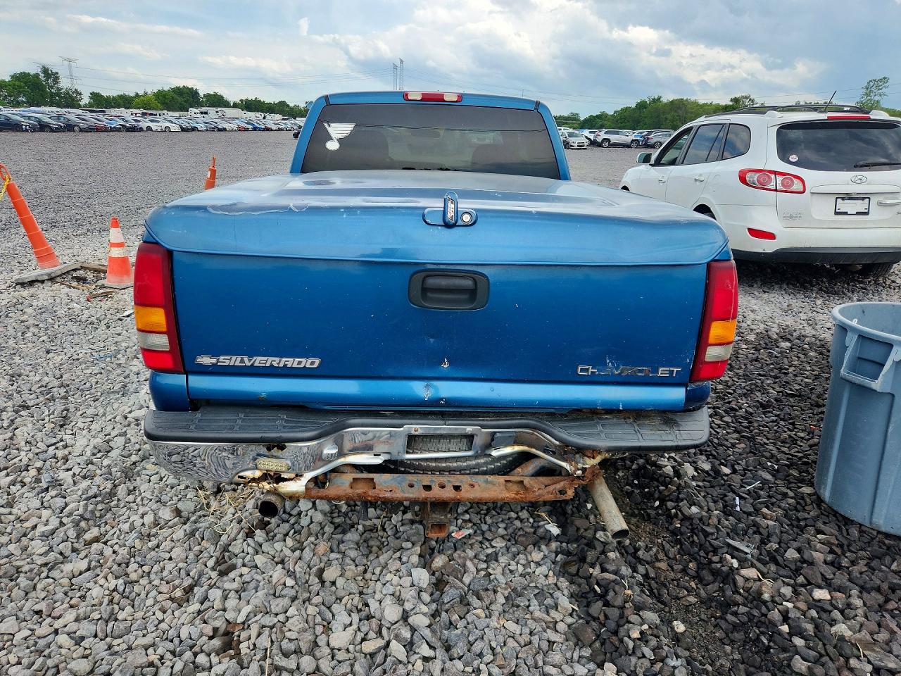 2002 Chevrolet Silverado 1500 Exten Синий vin: 1GCEC19V22Z282934