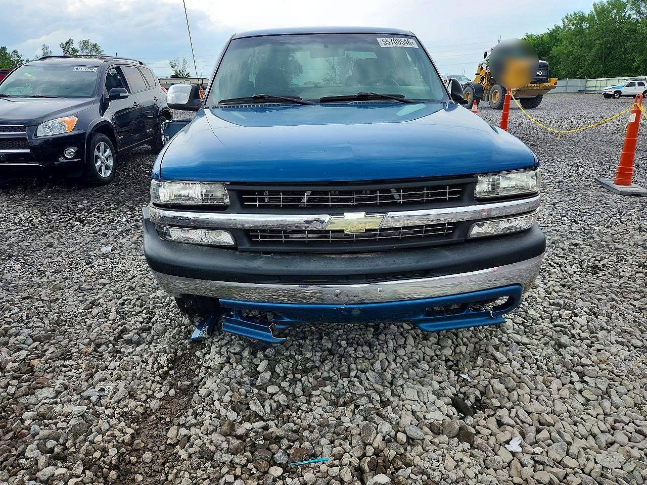2002 Chevrolet Silverado 1500 Exten Синий vin: 1GCEC19V22Z282934