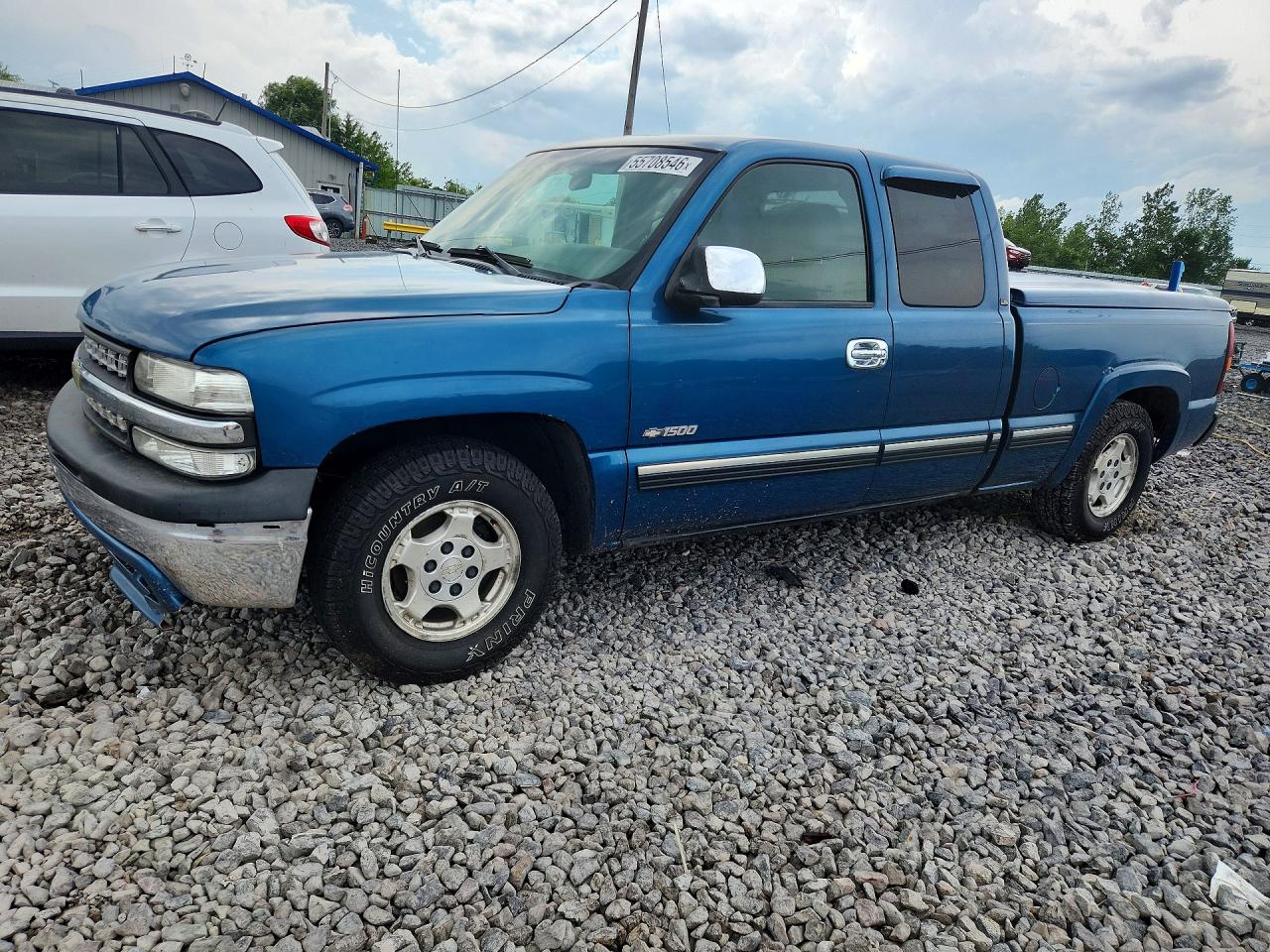 2002 Chevrolet Silverado 1500 Exten Синий vin: 1GCEC19V22Z282934