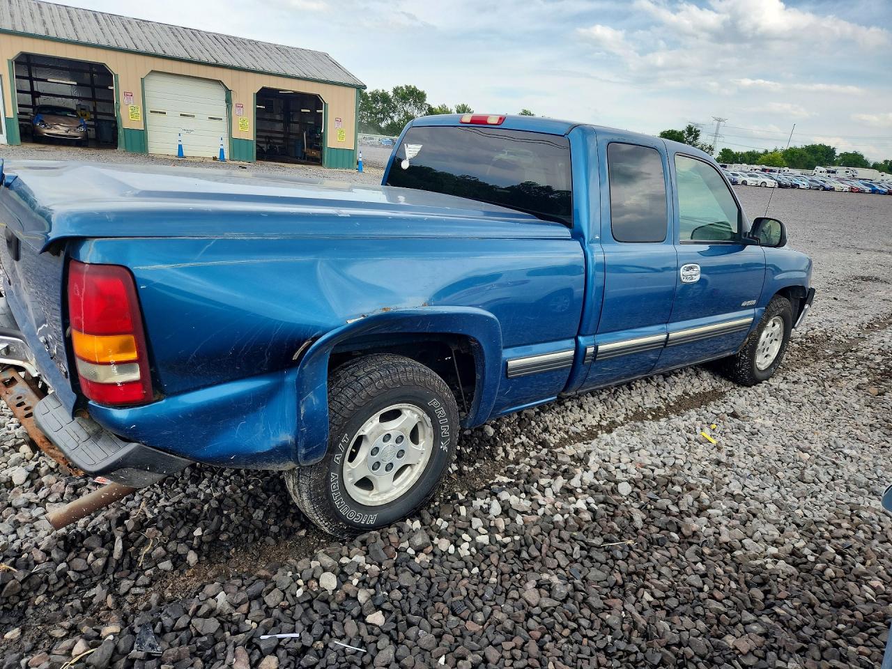 2002 Chevrolet Silverado 1500 Exten Синий vin: 1GCEC19V22Z282934