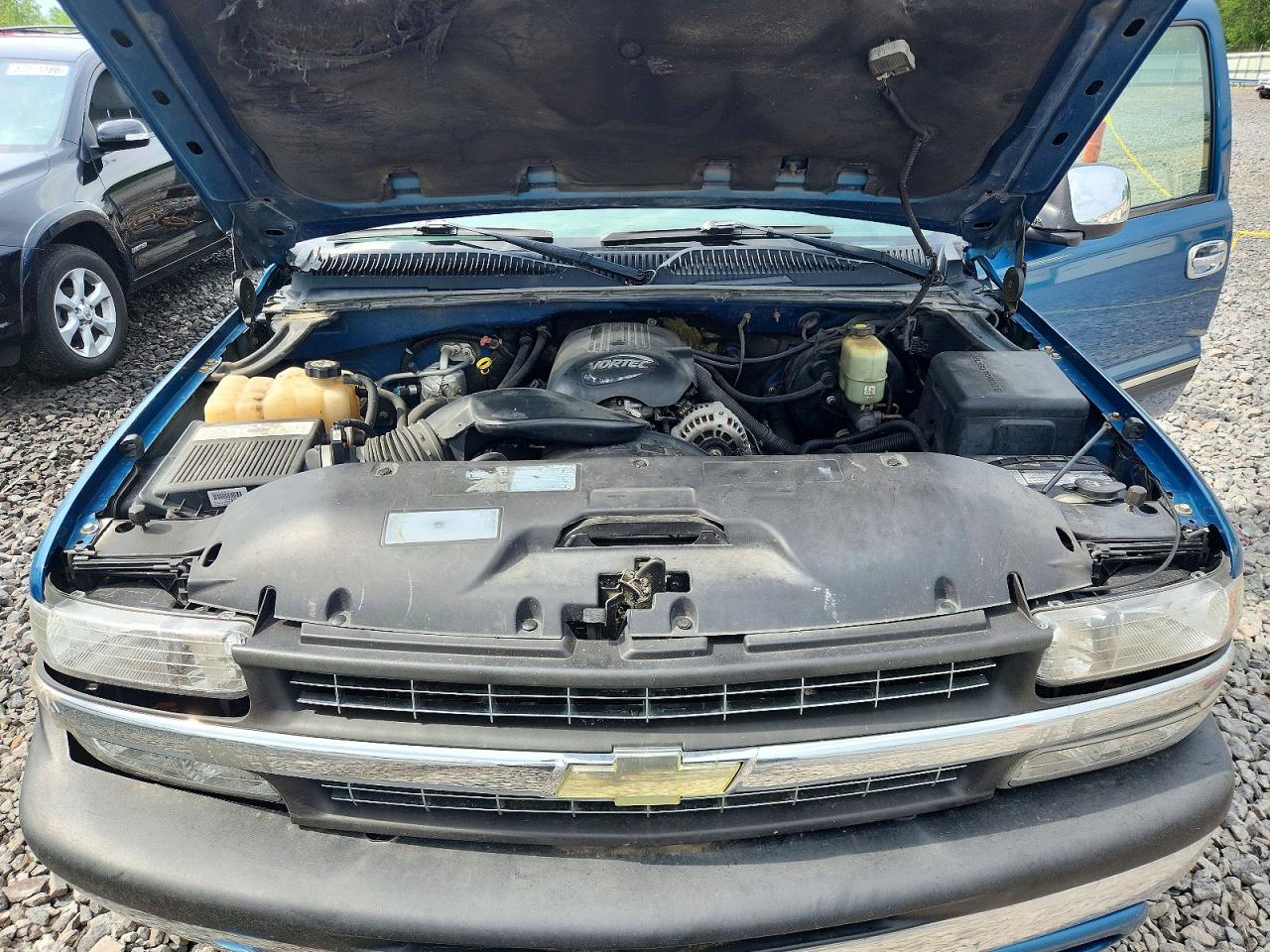 2002 Chevrolet Silverado 1500 Exten Синий vin: 1GCEC19V22Z282934