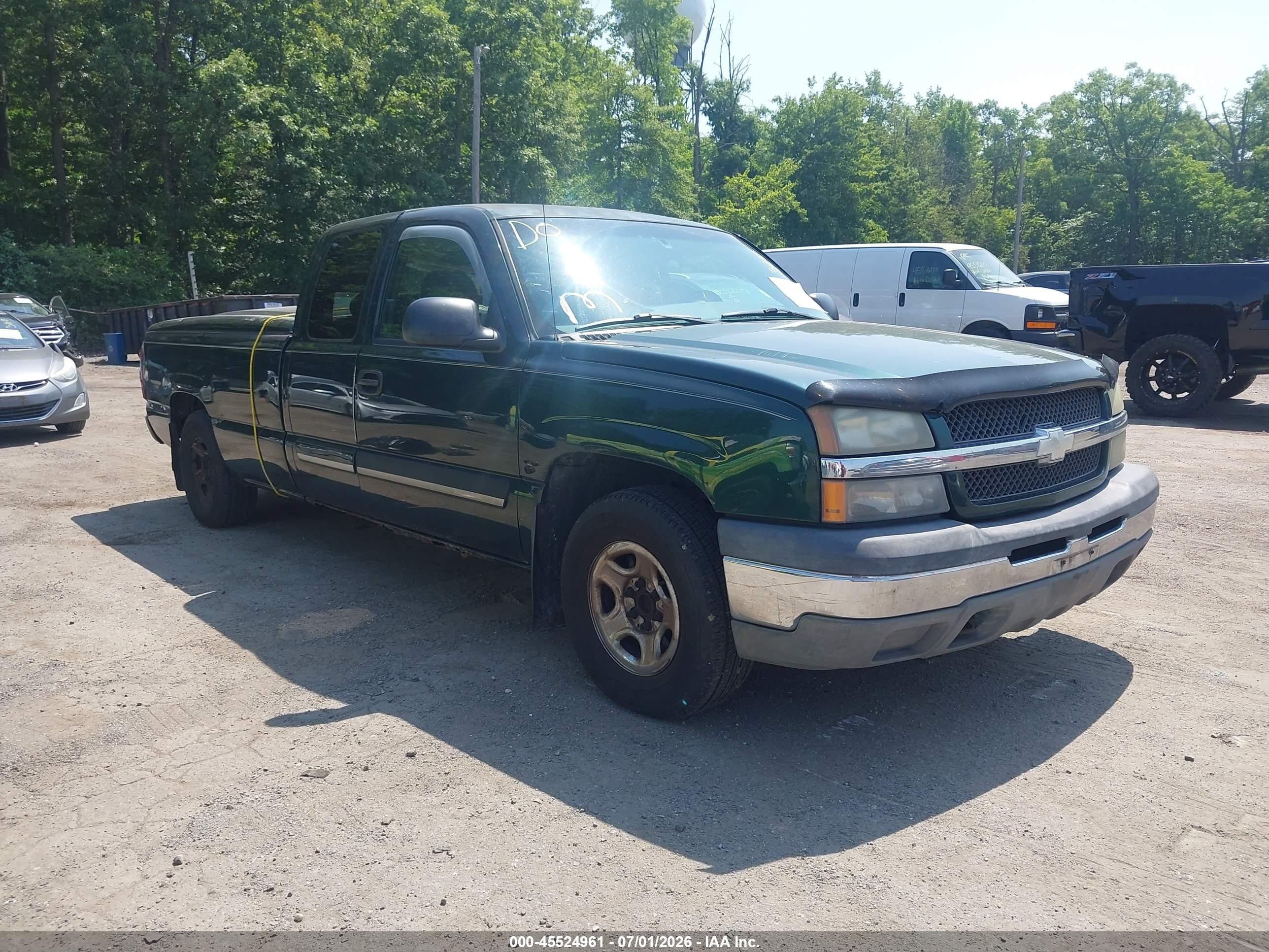 2003 Chevrolet Silverado 1500 Ls Зеленый vin: 1GCEC19V23E341554