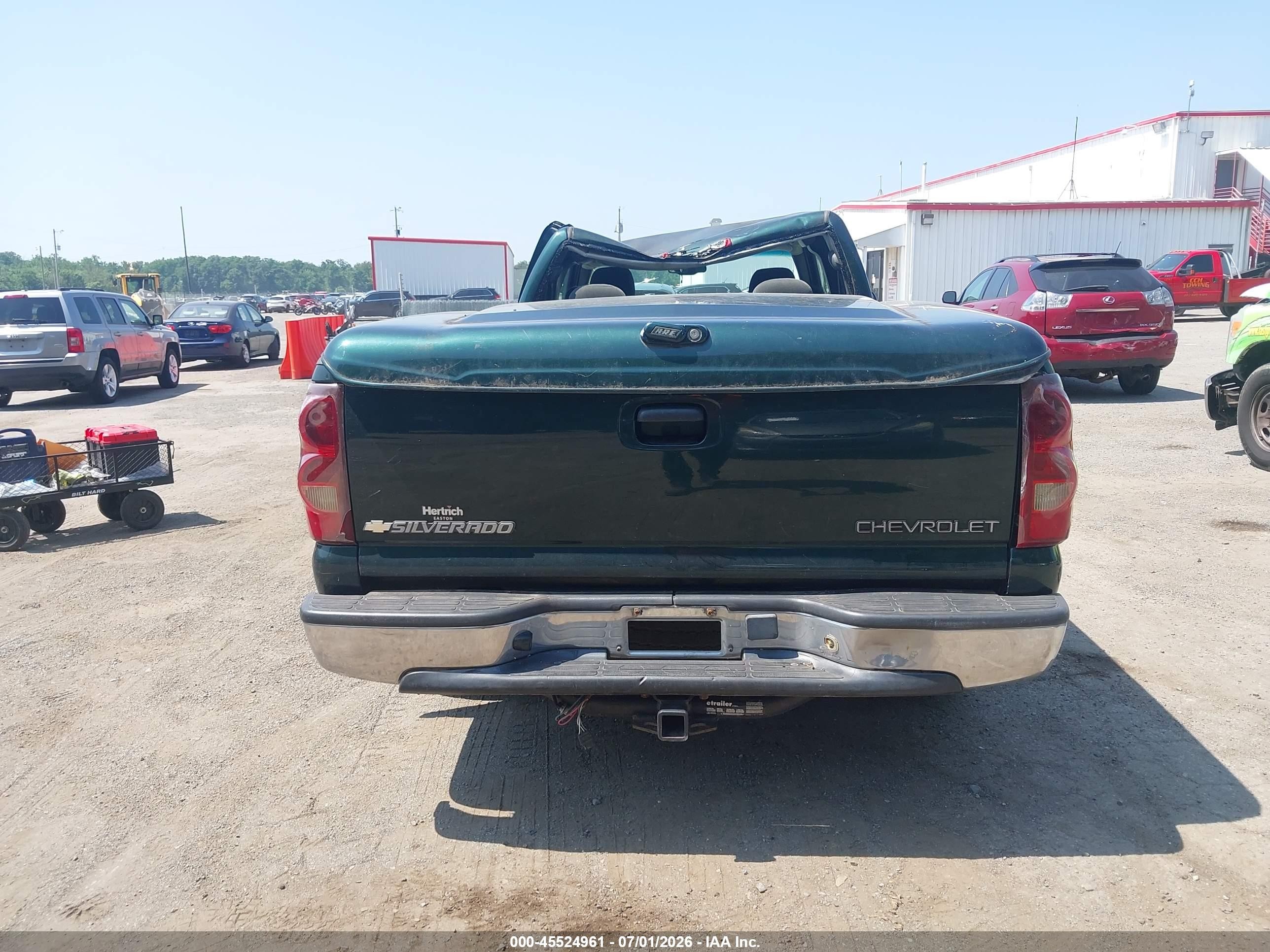 2003 Chevrolet Silverado 1500 Ls Green vin: 1GCEC19V23E341554