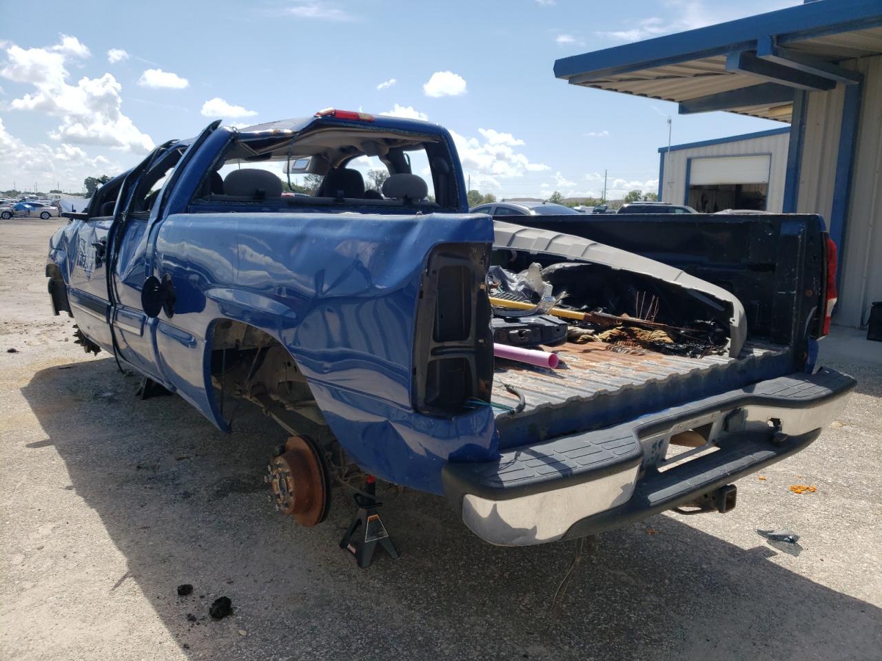 2004 Chevrolet Silverado C1500 Blue vin: 1GCEC19V24Z318852