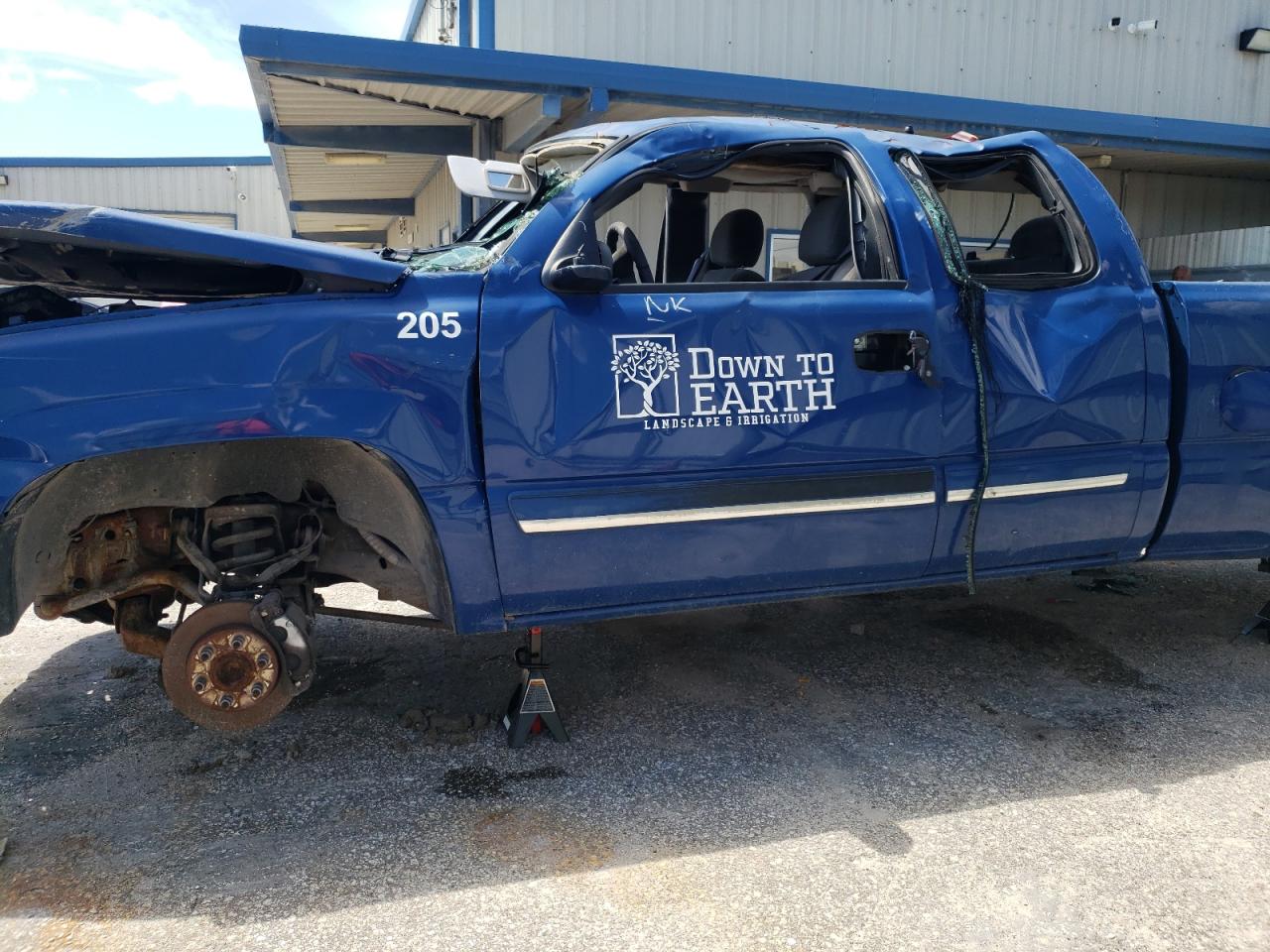 2004 Chevrolet Silverado C1500 Blue vin: 1GCEC19V24Z318852