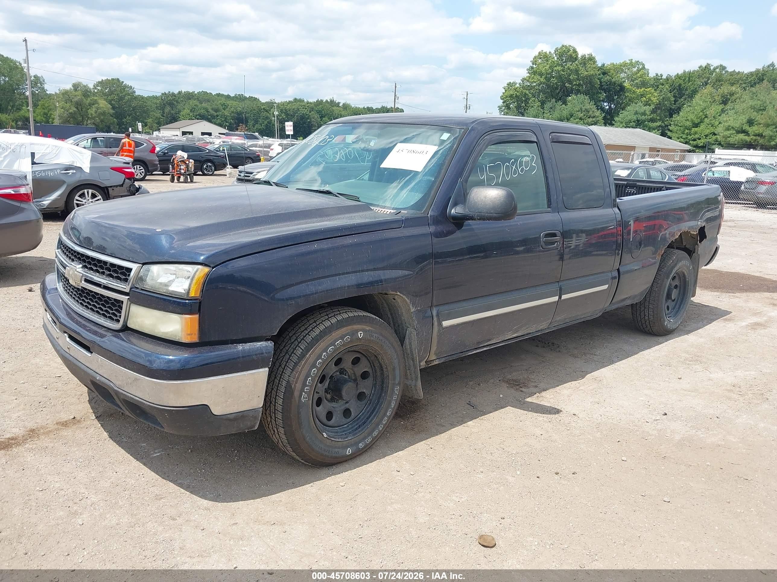 2006 Chevrolet Silverado 1500 Lt1 Dark Blue vin: 1GCEC19V26Z158572