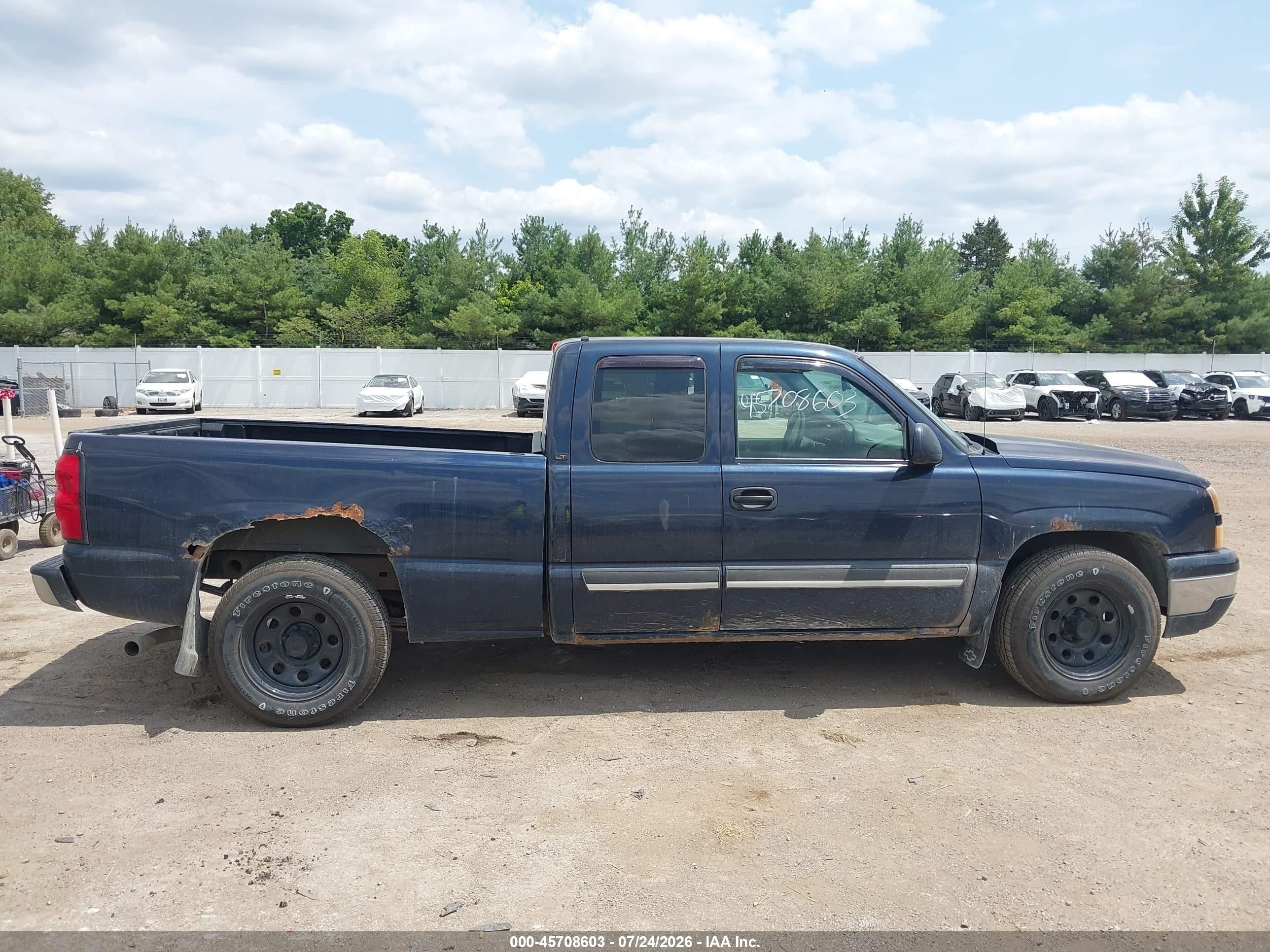 2006 Chevrolet Silverado 1500 Lt1 Dark Blue vin: 1GCEC19V26Z158572