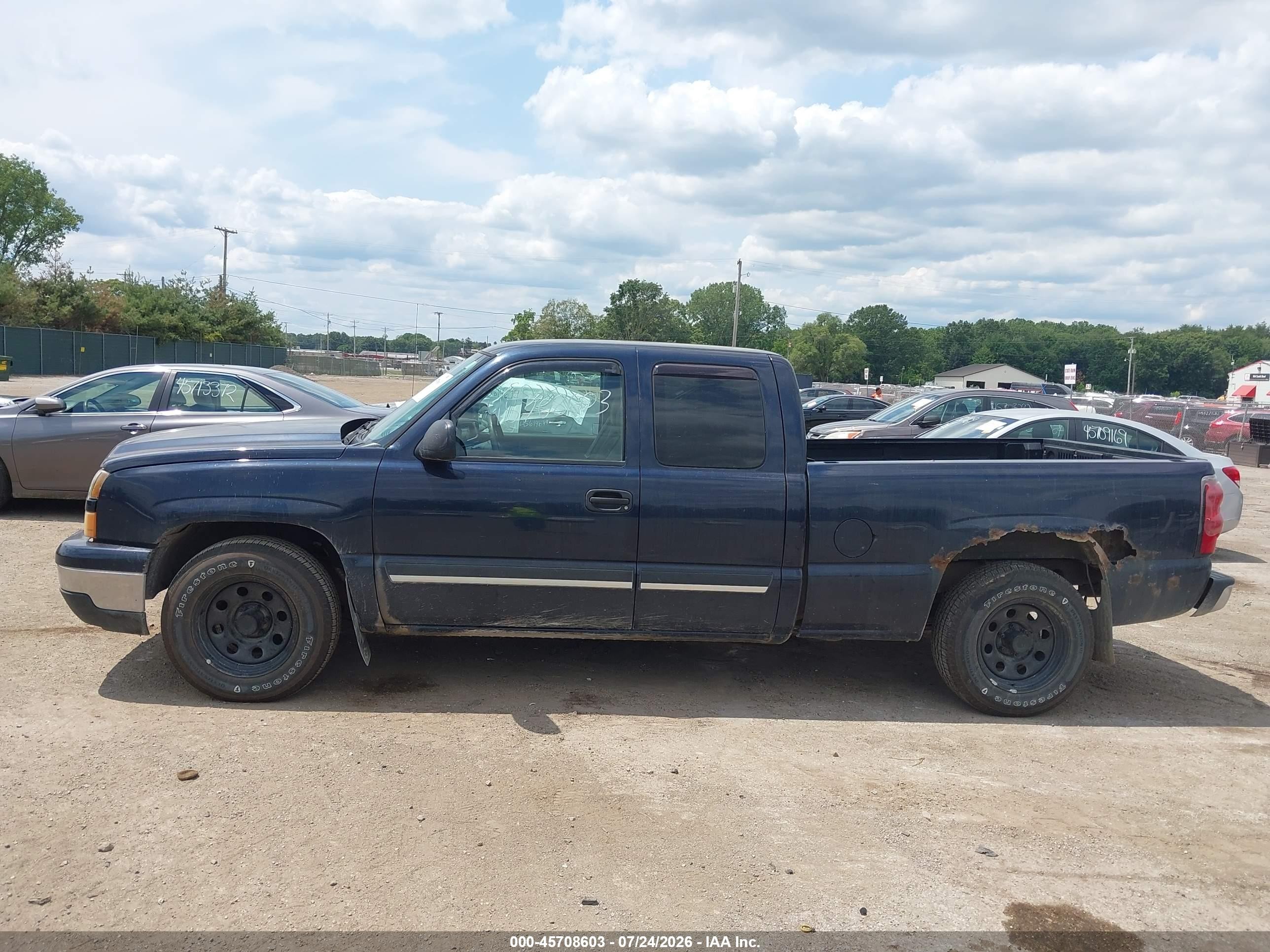 2006 Chevrolet Silverado 1500 Lt1 Dark Blue vin: 1GCEC19V26Z158572