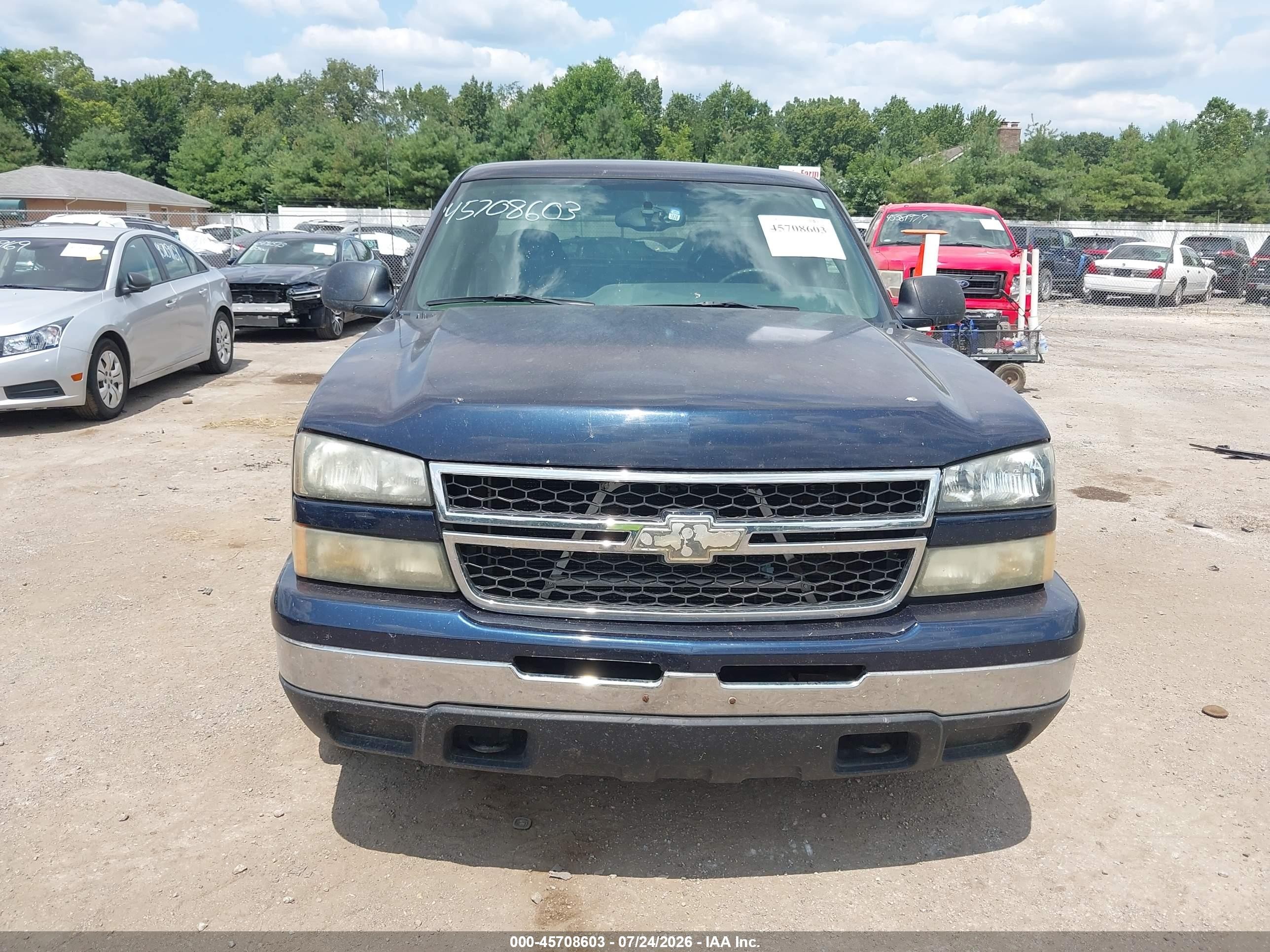 2006 Chevrolet Silverado 1500 Lt1 Dark Blue vin: 1GCEC19V26Z158572