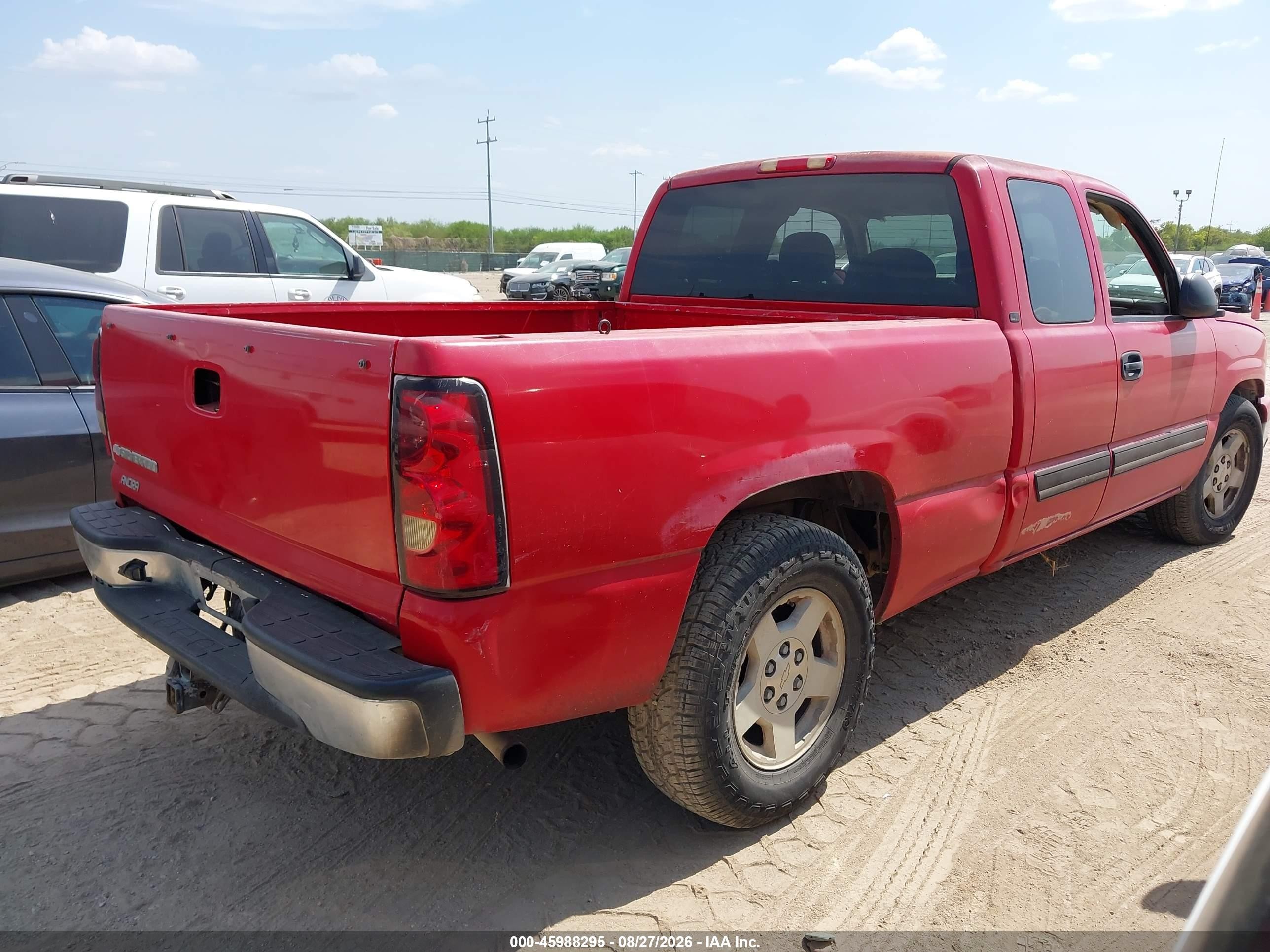 2006 Chevrolet Silverado 1500 Lt1 Red vin: 1GCEC19V26Z176327