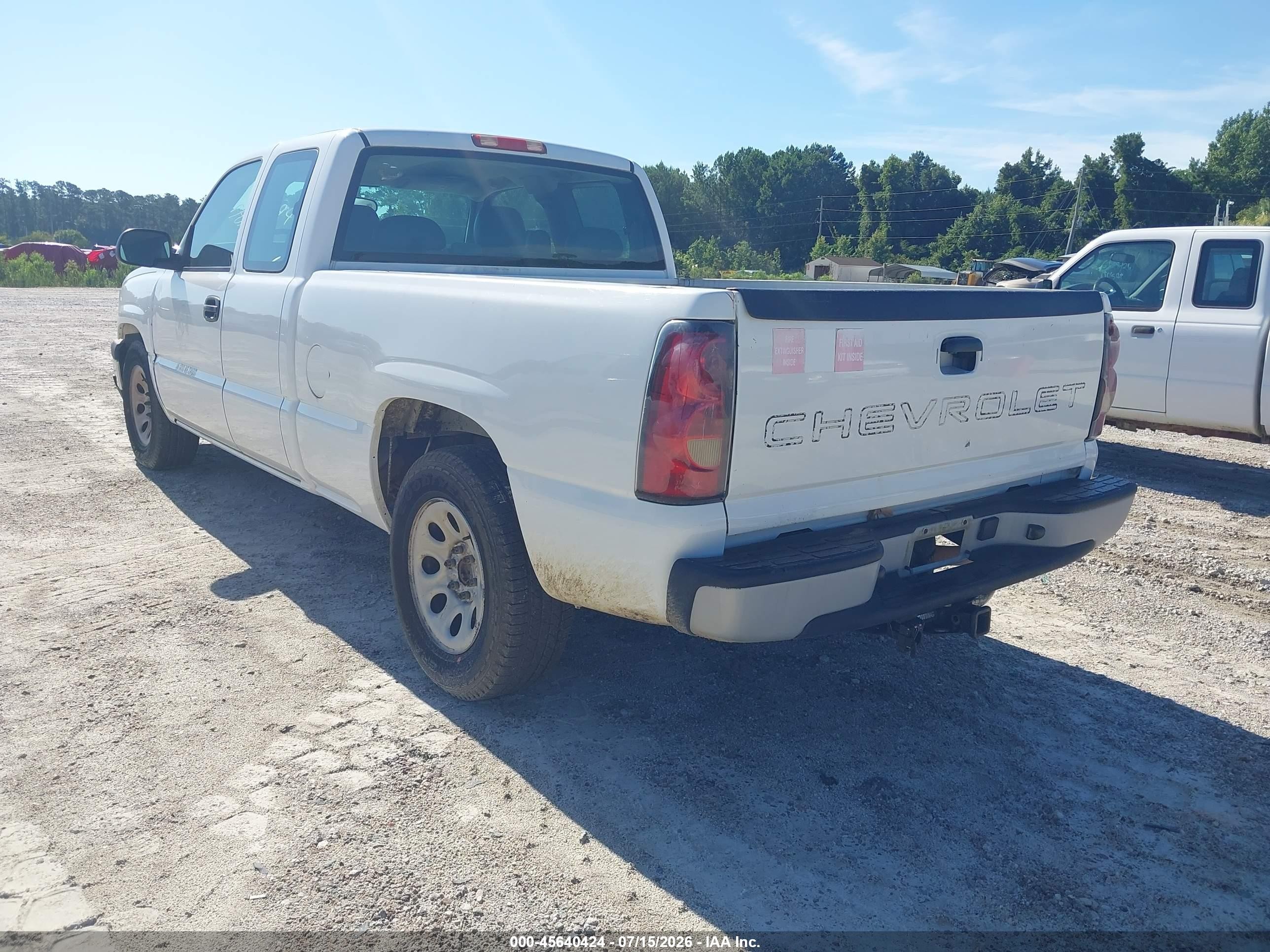 2006 Chevrolet Silverado 1500 Work Truck Белый vin: 1GCEC19V26Z274435