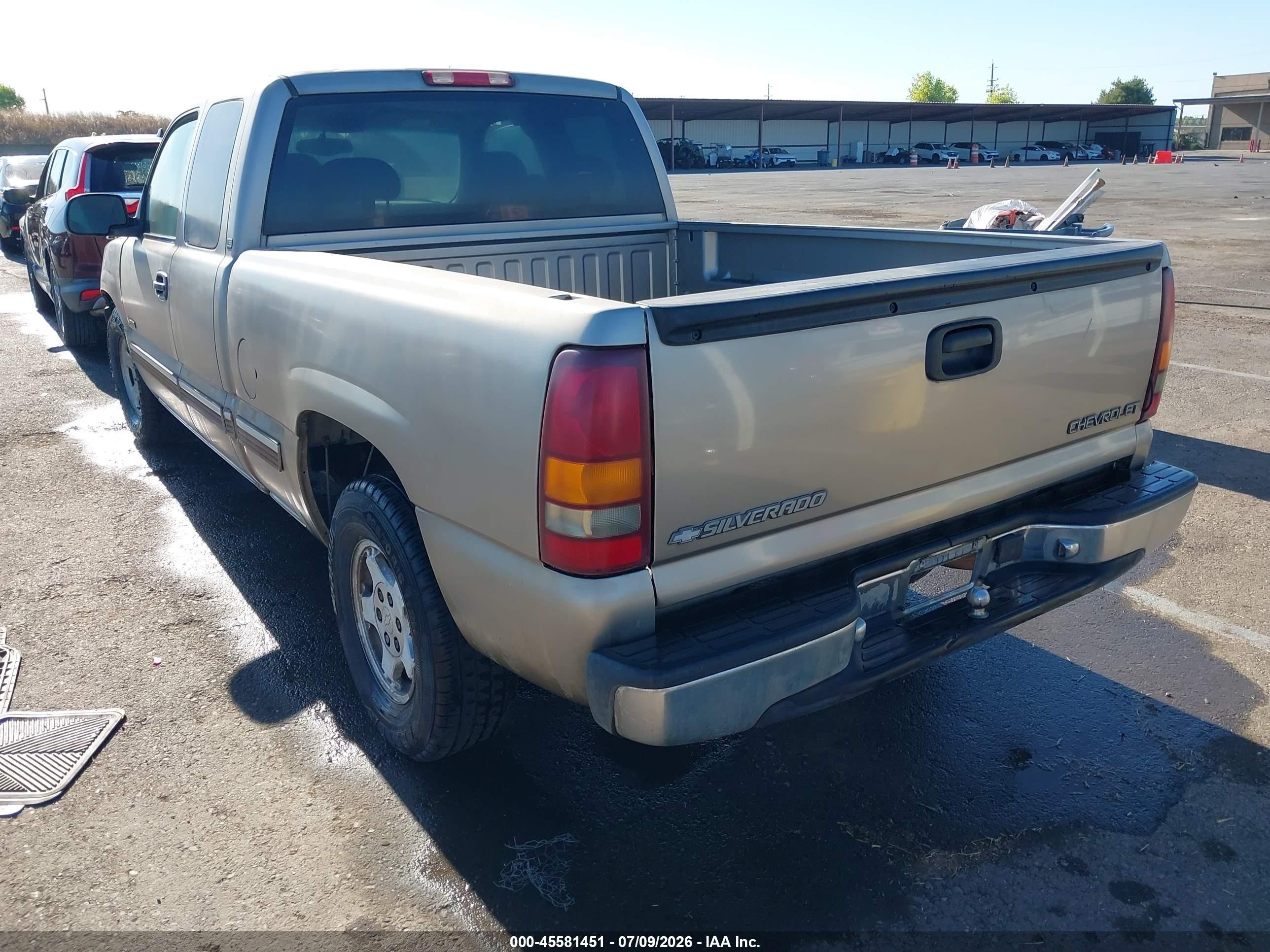 2001 Chevrolet Silverado 1500 Ls Gray vin: 1GCEC19V41Z157979