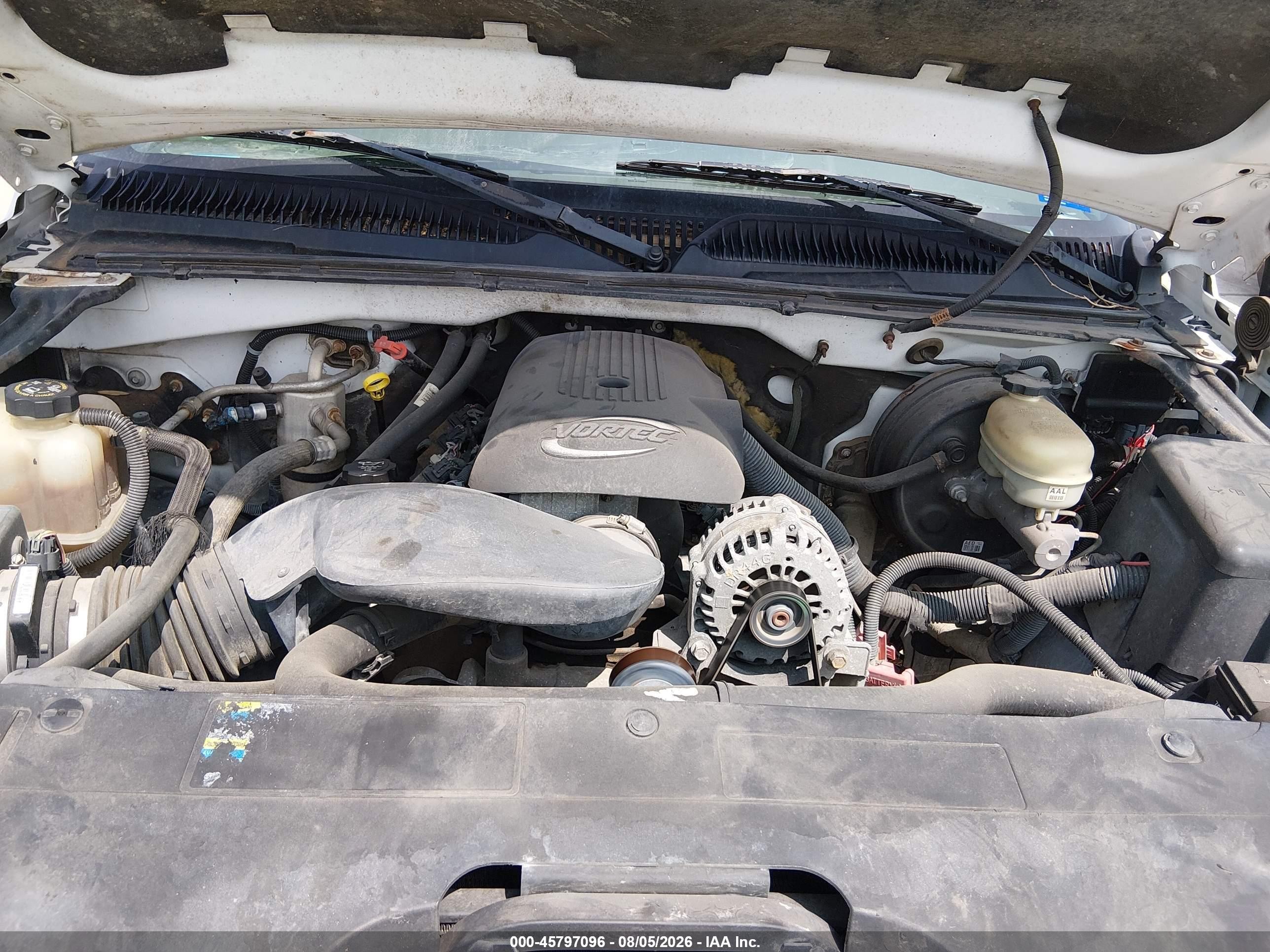 2005 Chevrolet Silverado 1500 Work Truck White vin: 1GCEC19V45Z245145