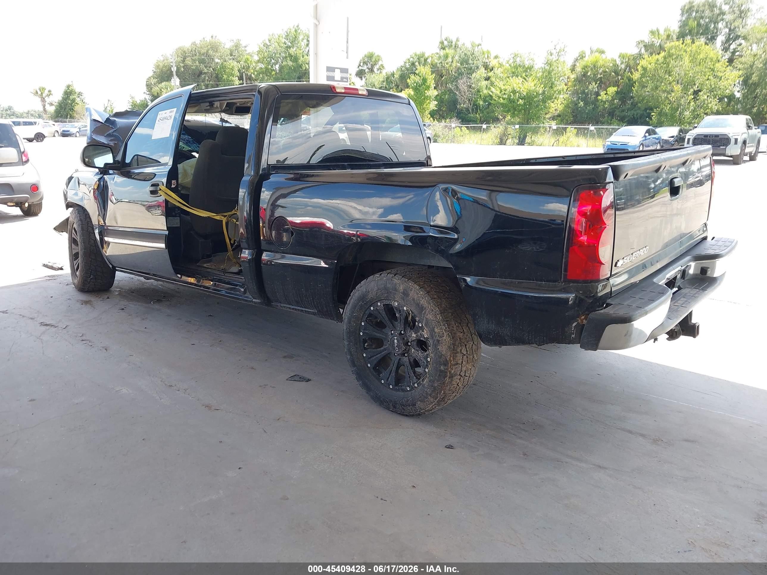 2007 Chevrolet Silverado 1500 Classic Lt1 Black vin: 1GCEC19V47Z197939
