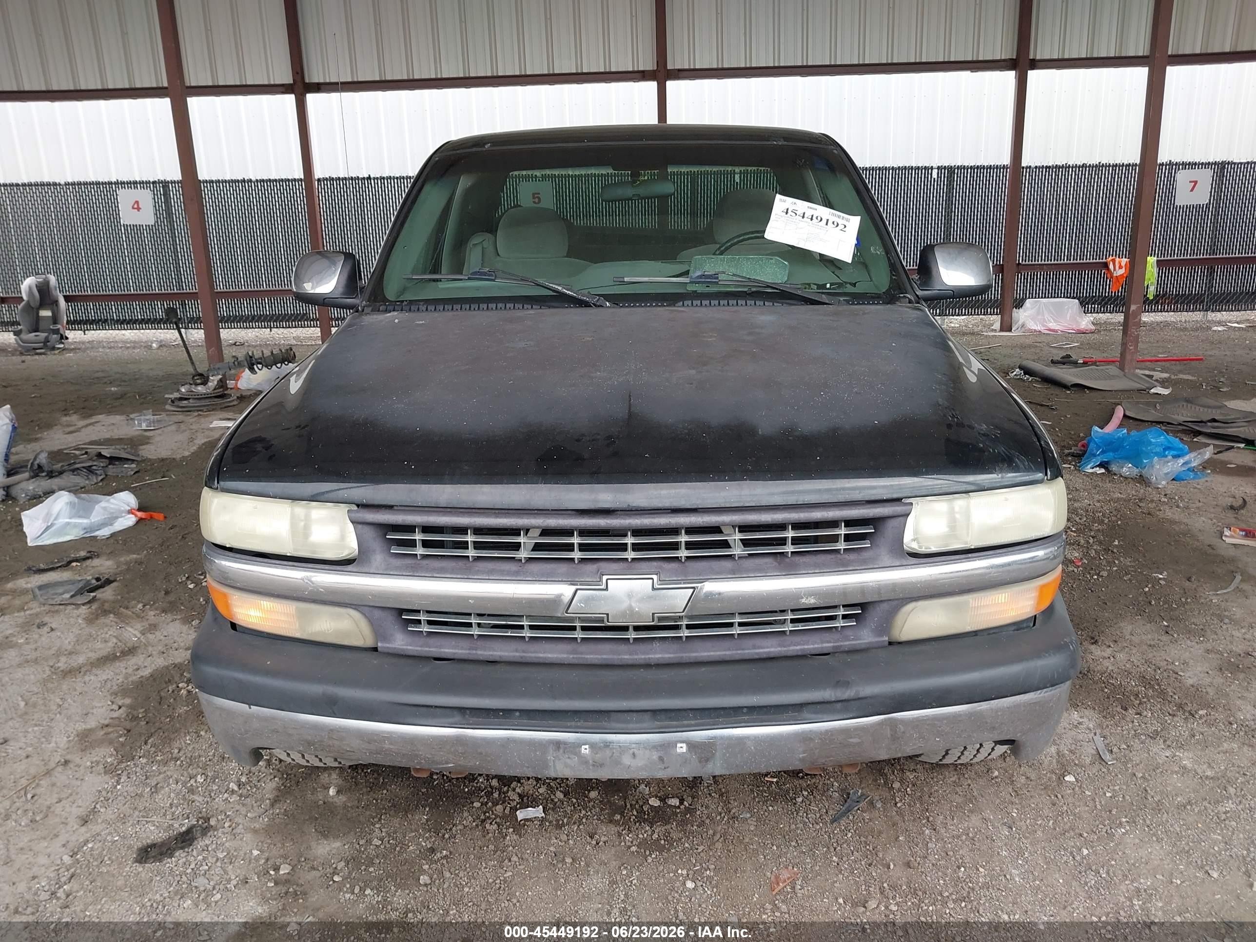 2000 Chevrolet Silverado 1500 Ls Black vin: 1GCEC19V4YZ223196