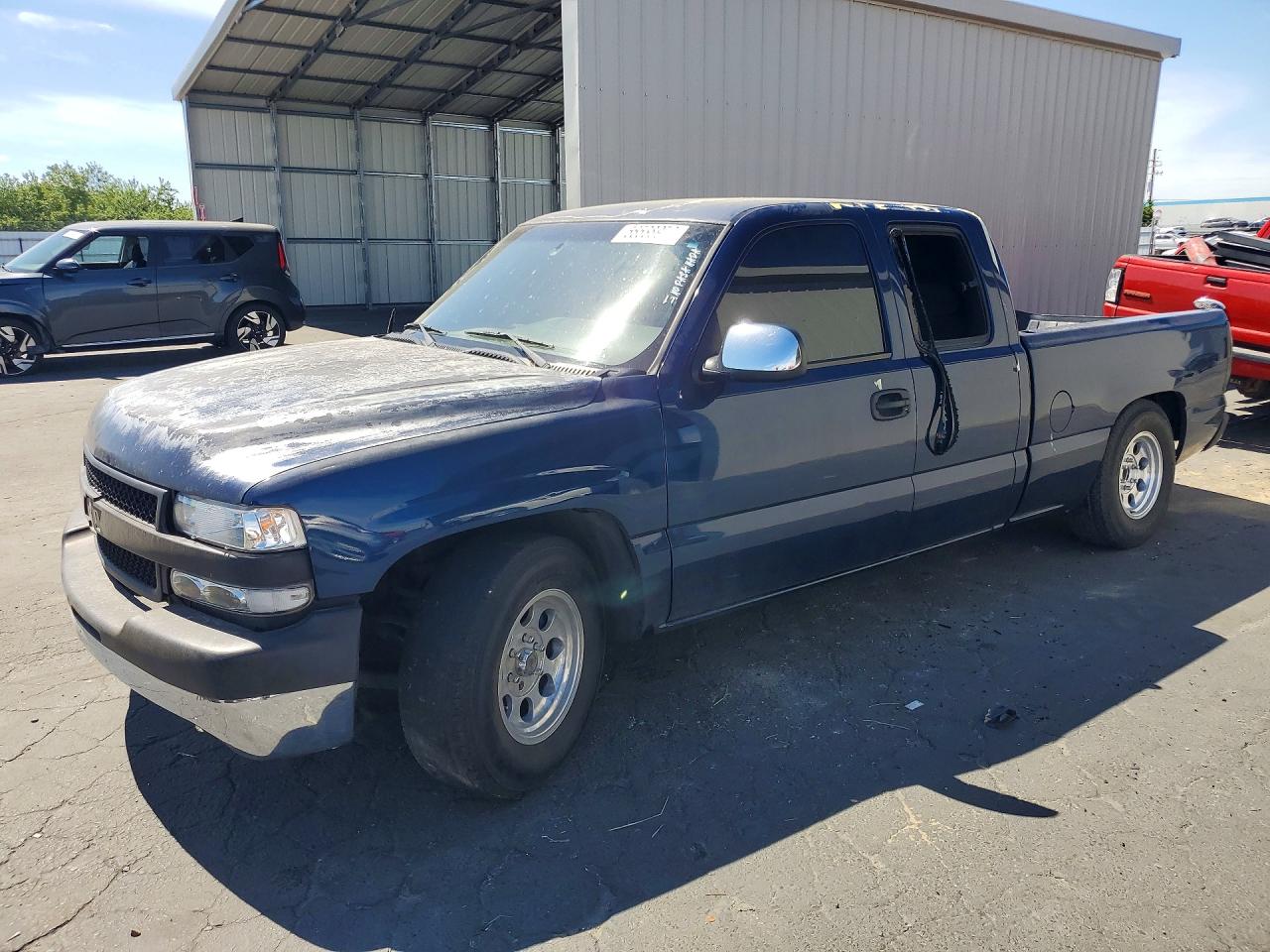 2002 Chevrolet Silverado C1500 Blue vin: 1GCEC19V62Z307382