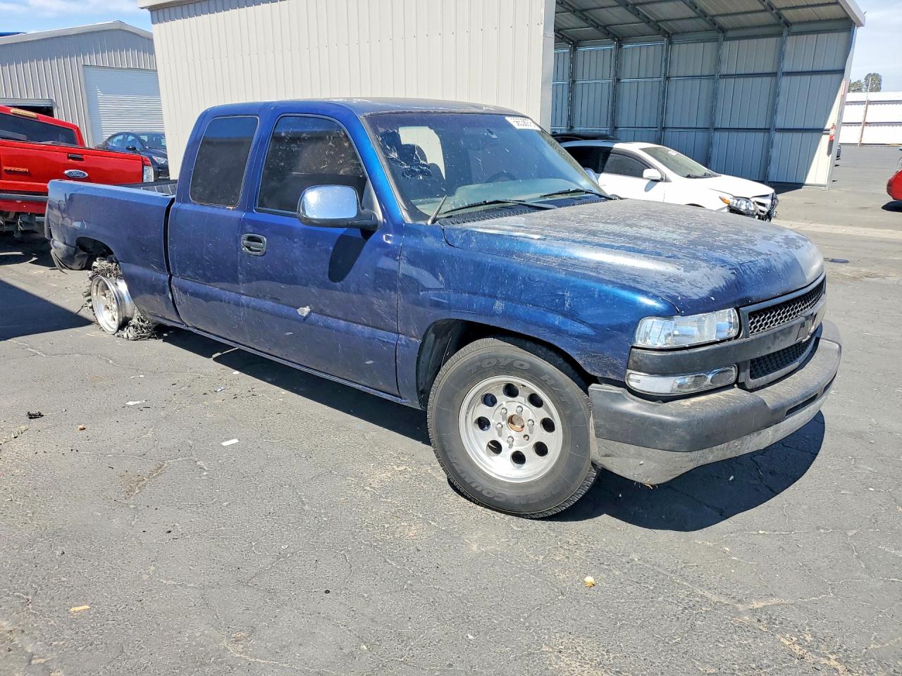 2002 Chevrolet Silverado C1500 Blue vin: 1GCEC19V62Z307382