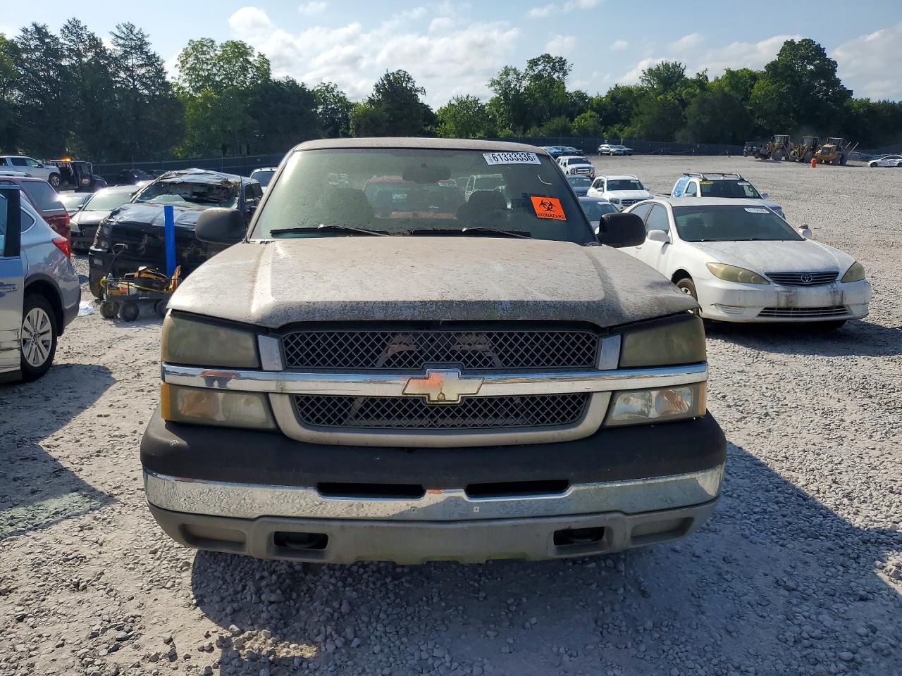 2005 Chevrolet Silverado C1500 Beige vin: 1GCEC19V75Z107177