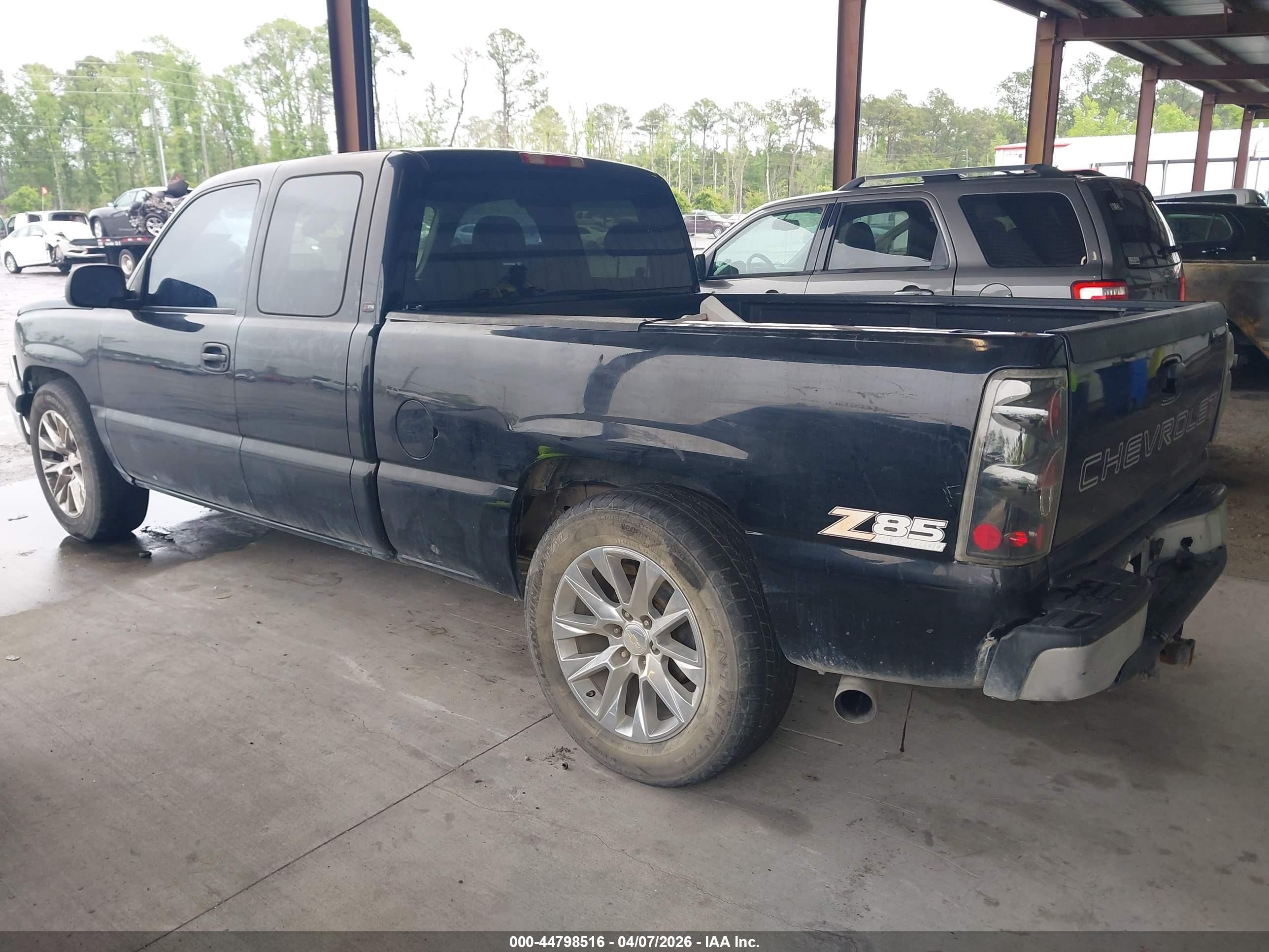 2007 Chevrolet Silverado 1500 Classic Work Truck Черный vin: 1GCEC19V77Z128436