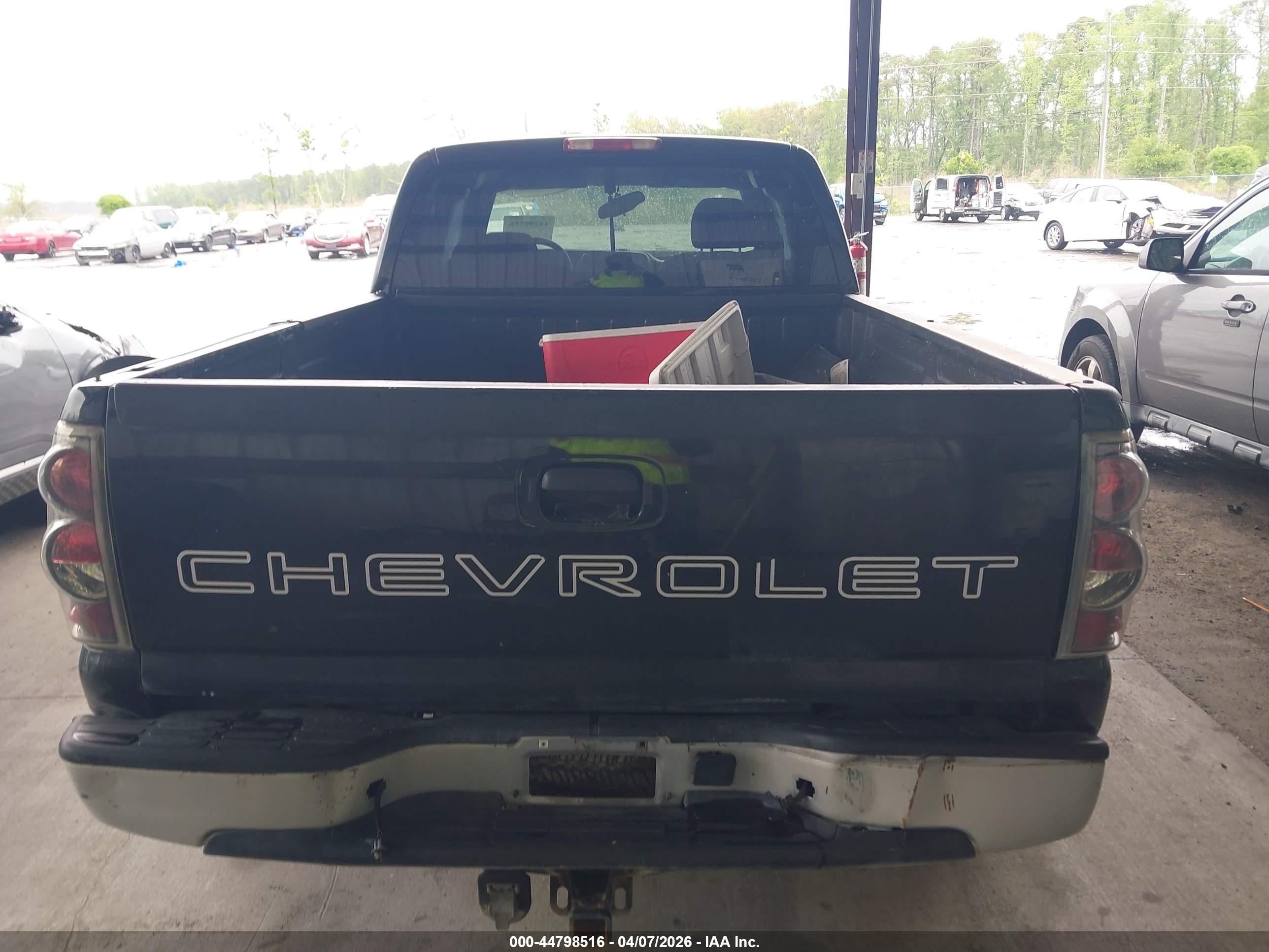 2007 Chevrolet Silverado 1500 Classic Work Truck Черный vin: 1GCEC19V77Z128436