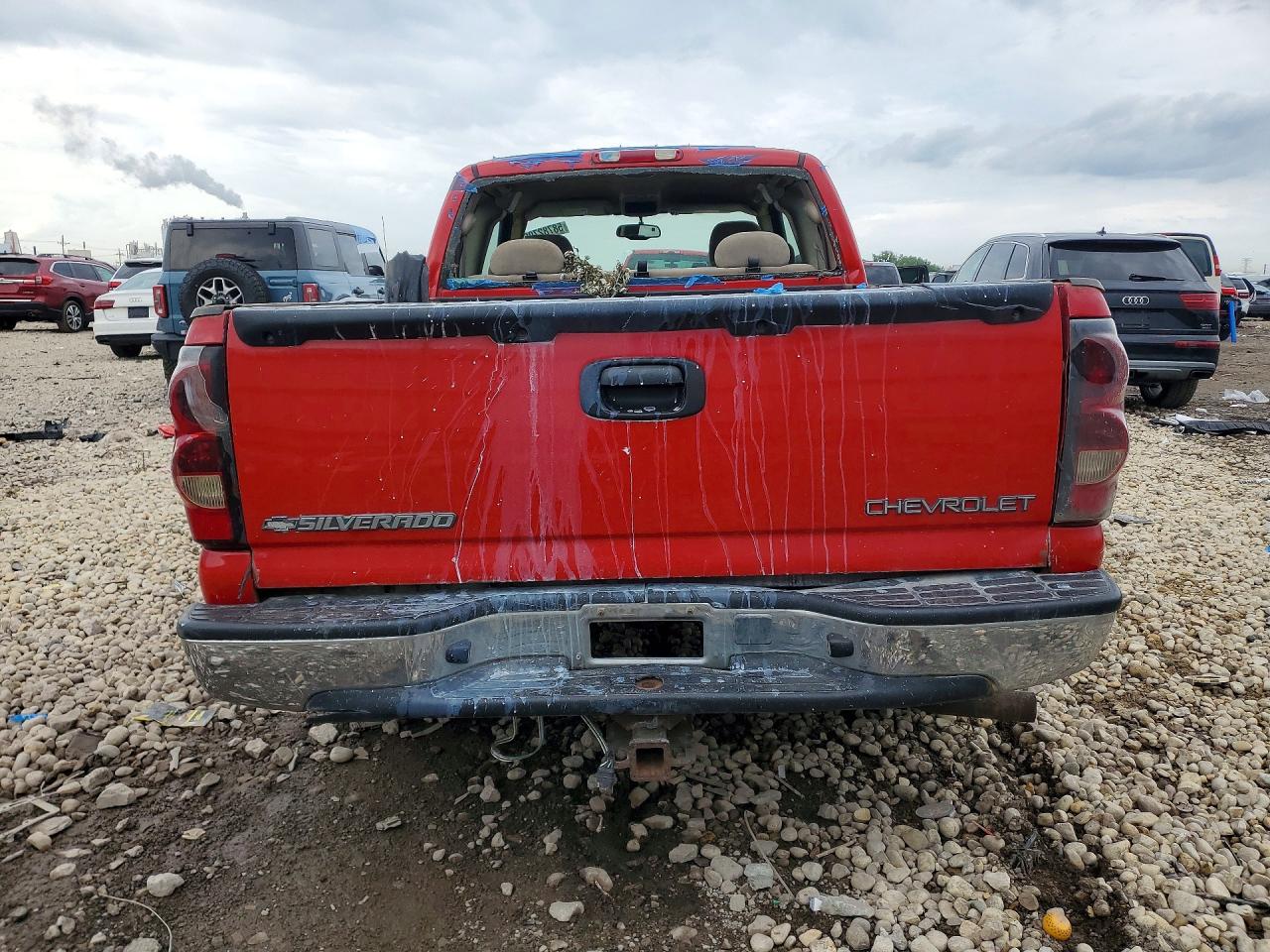 2004 Chevrolet Silverado C1500 Red vin: 1GCEC19V84Z271987