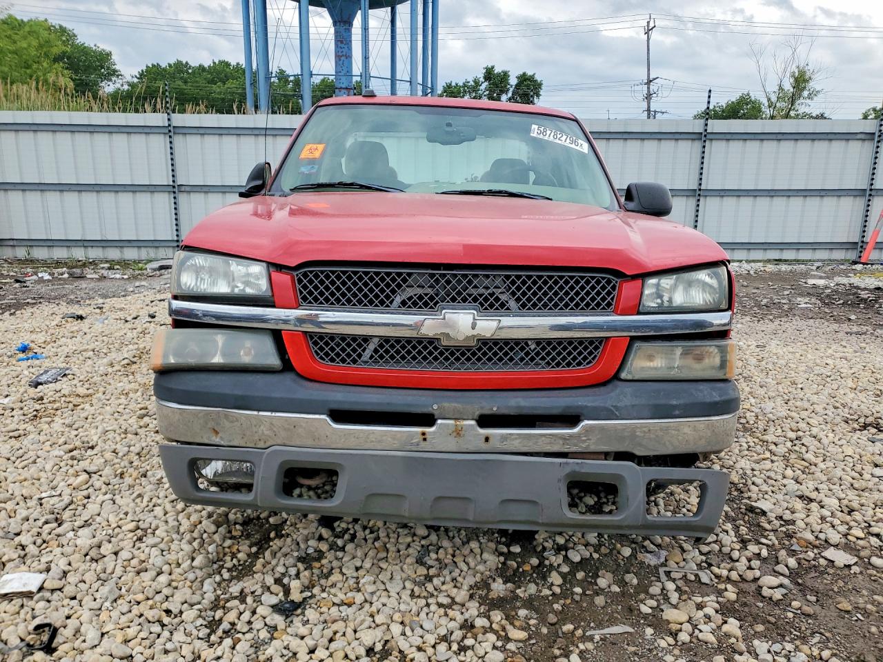 2004 Chevrolet Silverado C1500 Red vin: 1GCEC19V84Z271987