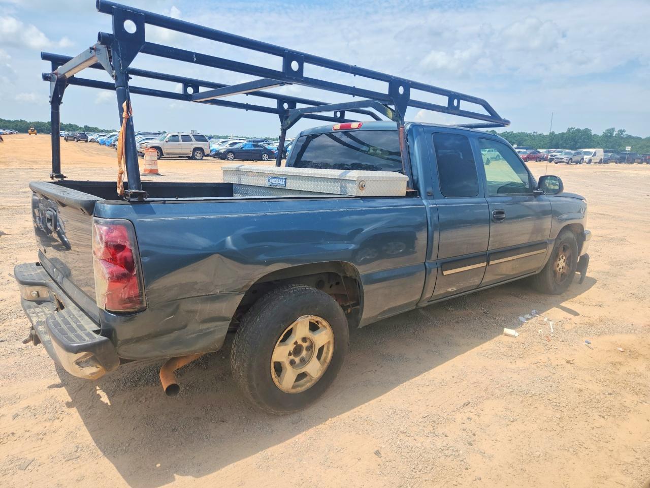 2006 Chevrolet Silverado C1500 Blue vin: 1GCEC19V96Z230156