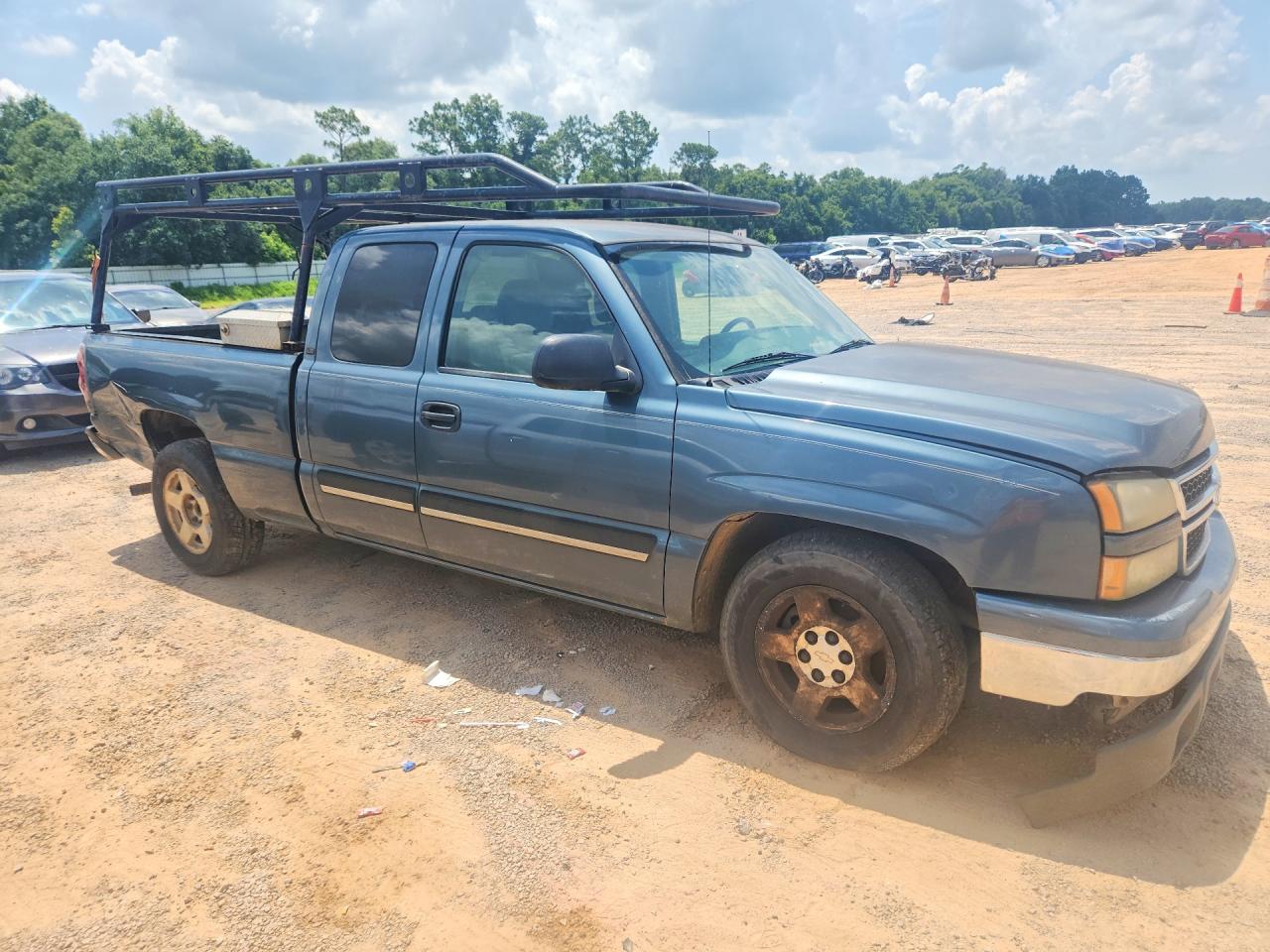 2006 Chevrolet Silverado C1500 Blue vin: 1GCEC19V96Z230156