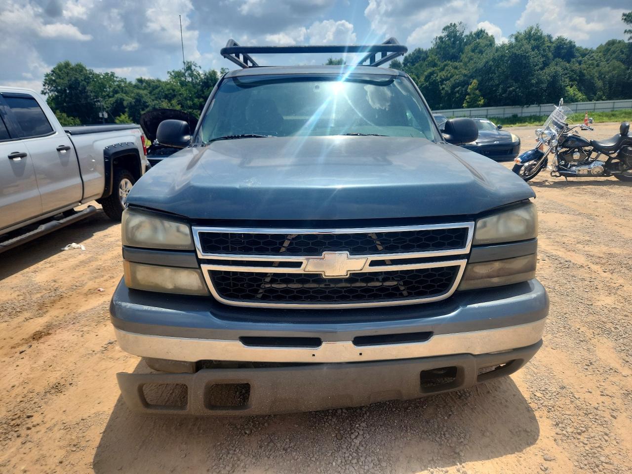 2006 Chevrolet Silverado C1500 Blue vin: 1GCEC19V96Z230156