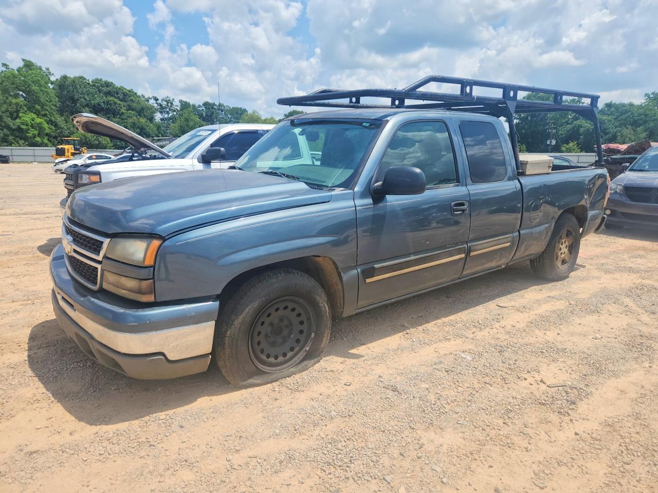 2006 Chevrolet Silverado C1500 Blue vin: 1GCEC19V96Z230156