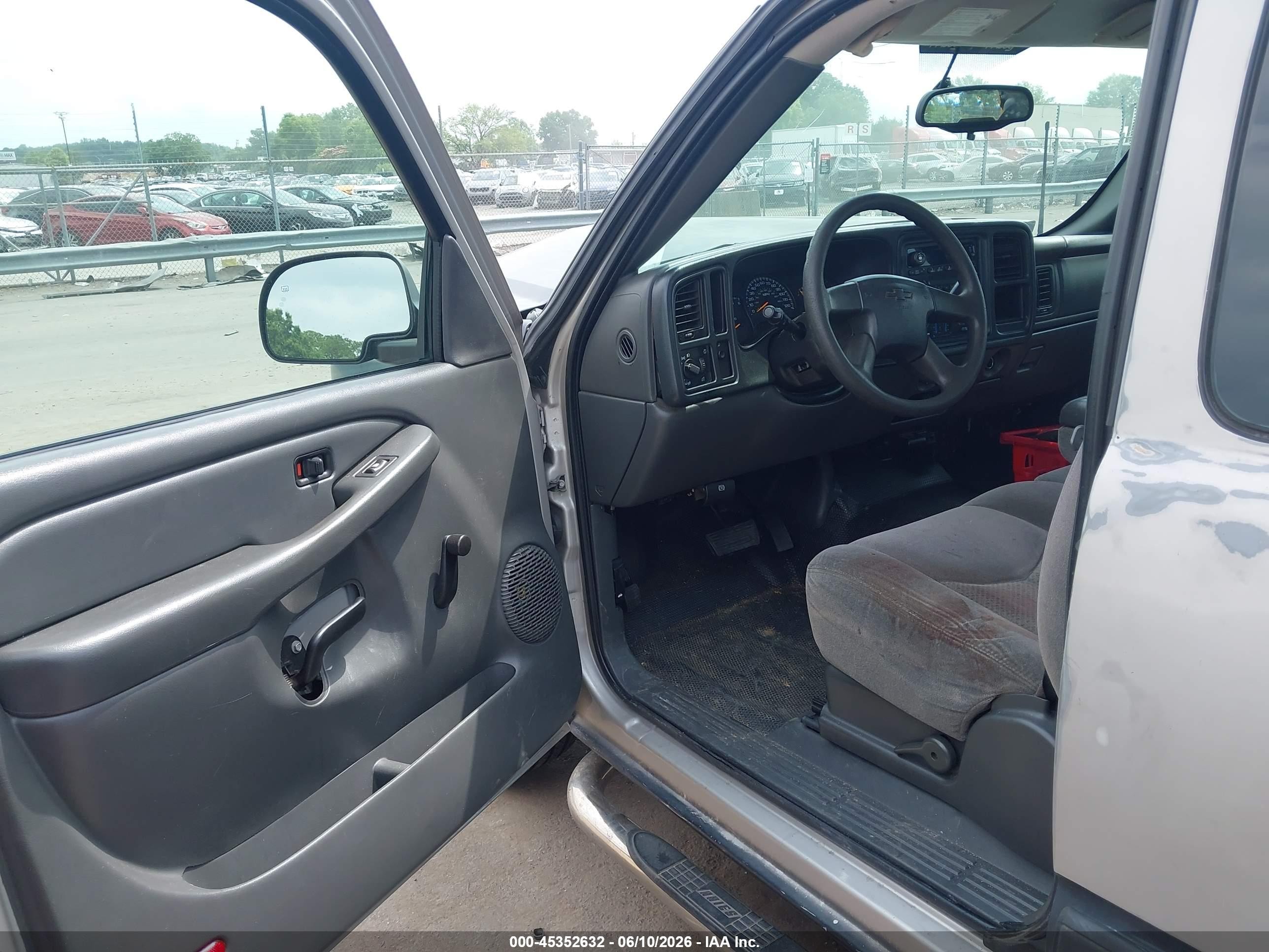 2006 Chevrolet Silverado 1500 Ls Gray vin: 1GCEC19V96Z263559