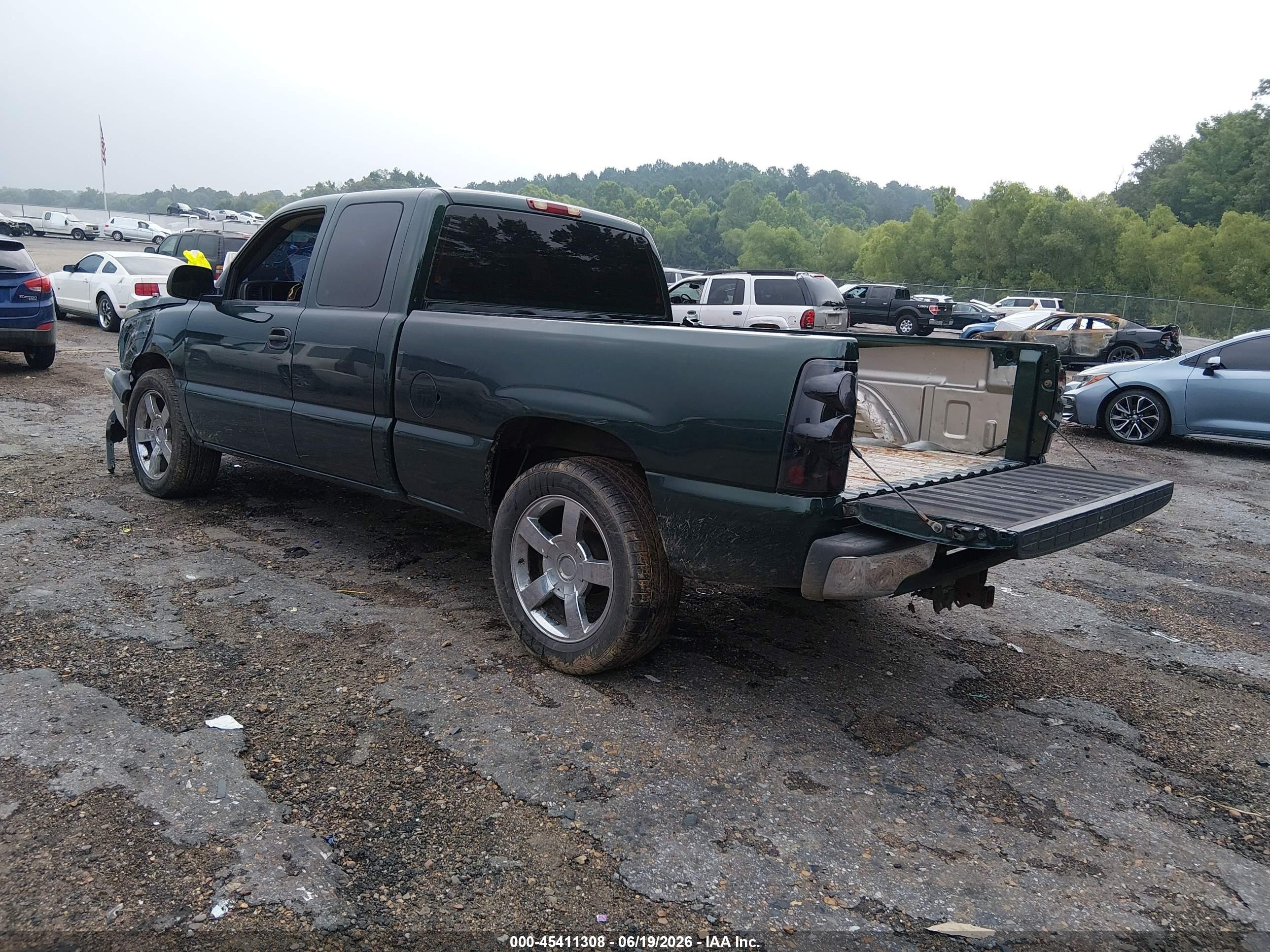 2004 Chevrolet Silverado 1500 Ls Green vin: 1GCEC19VX4Z190473