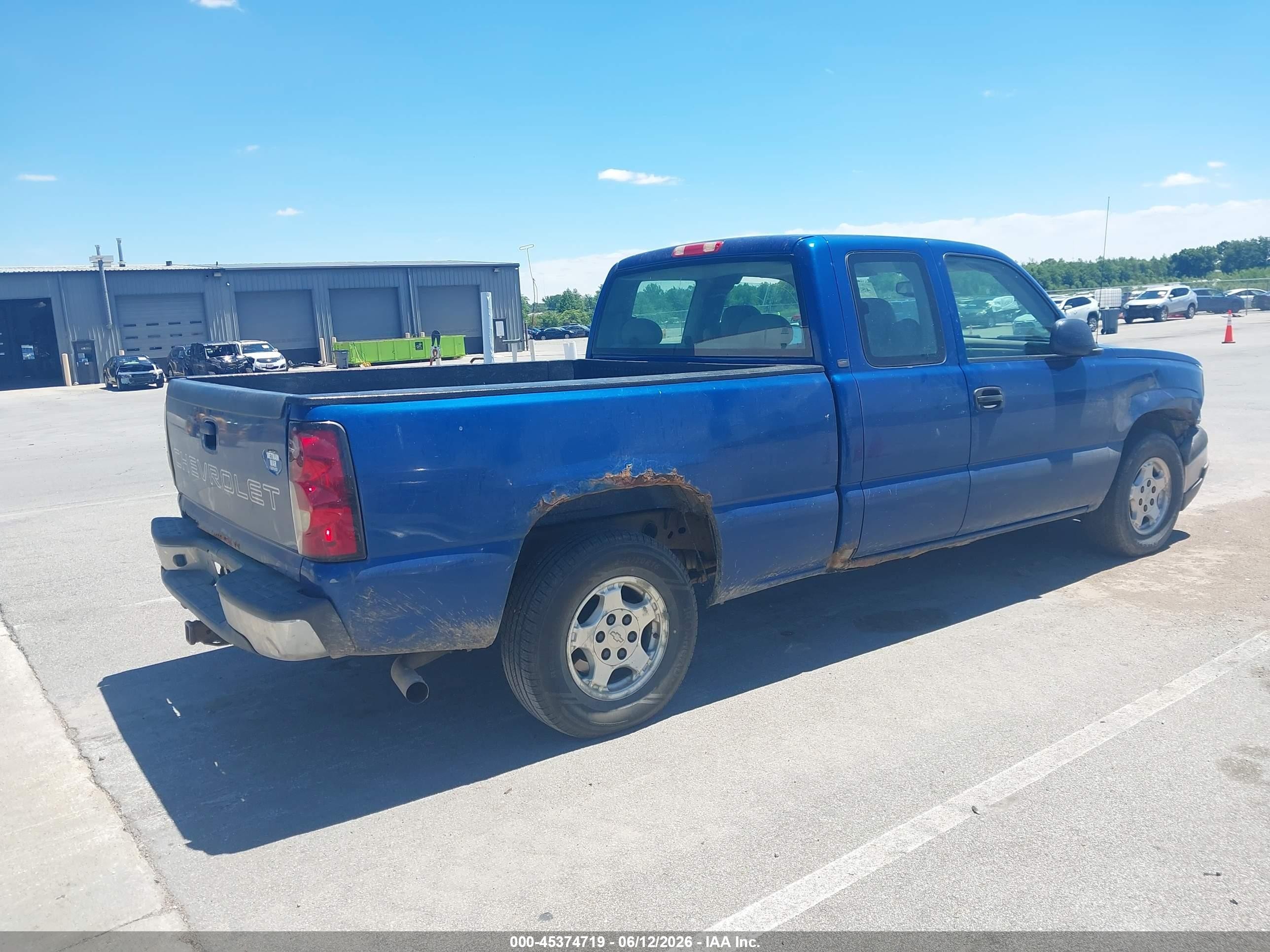 2004 Chevrolet Silverado 1500 Work Truck Blue vin: 1GCEC19VX4Z301300