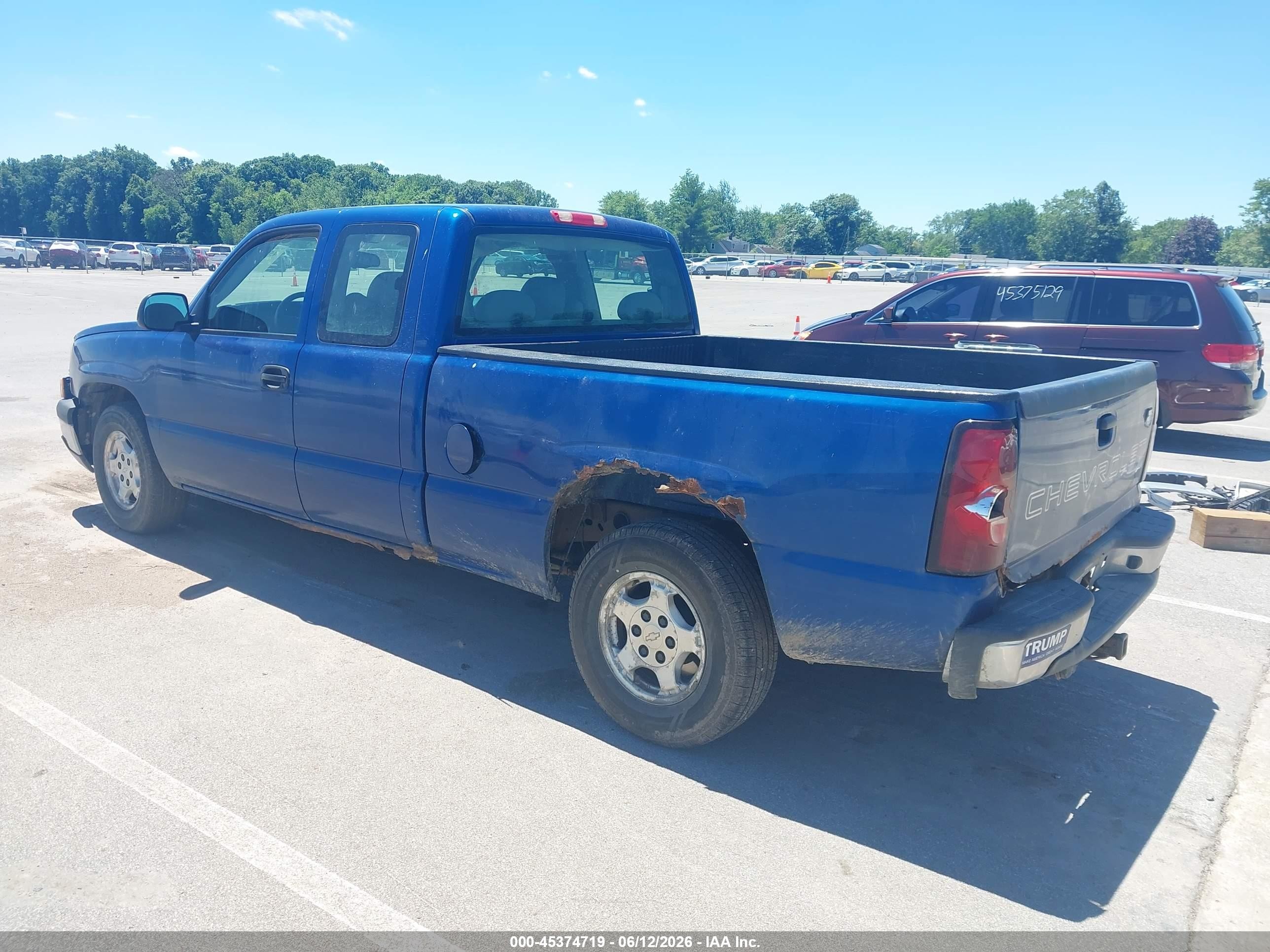 2004 Chevrolet Silverado 1500 Work Truck Blue vin: 1GCEC19VX4Z301300