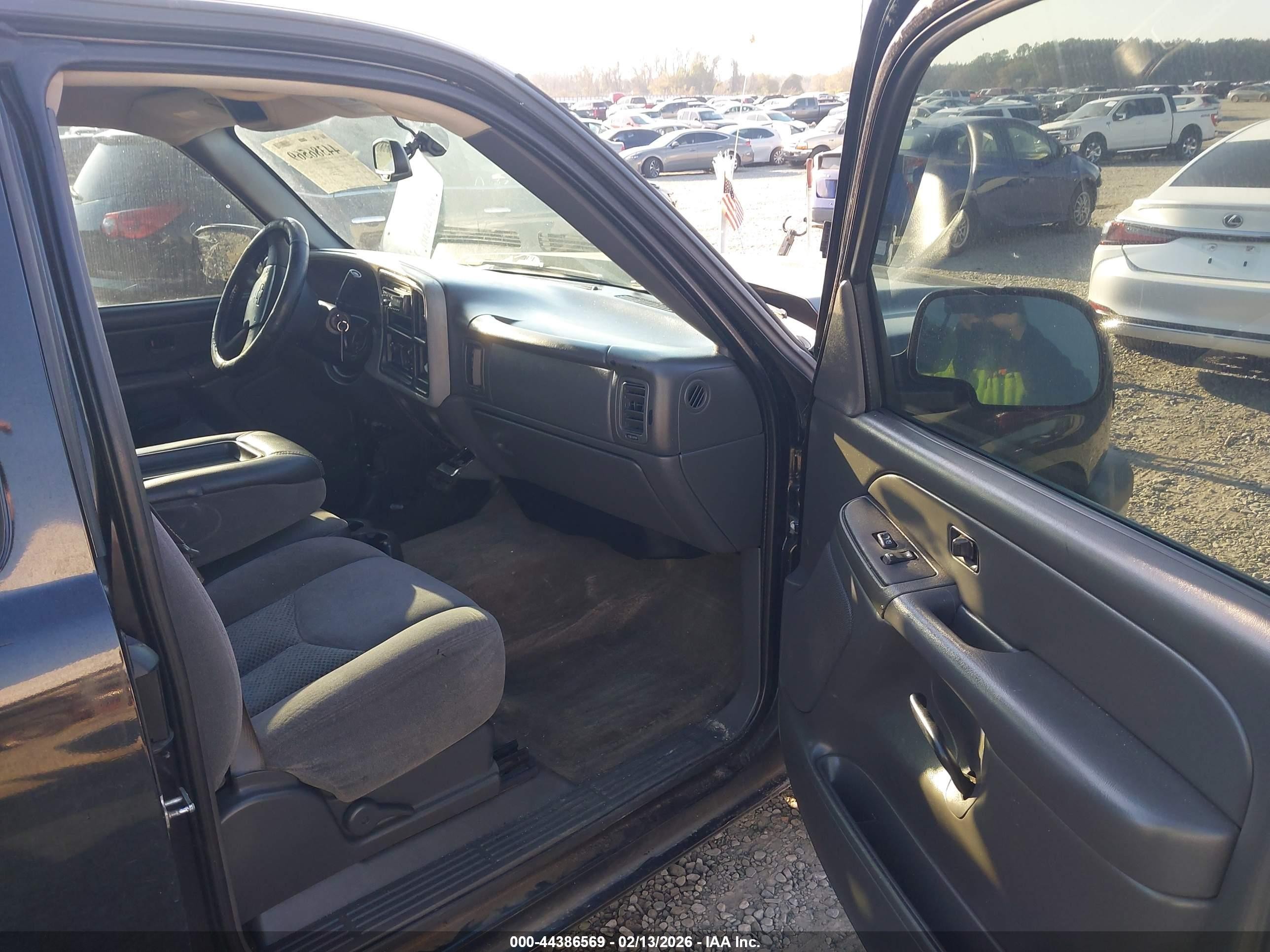 2007 Chevrolet Silverado 1500 Classic Lt1 Black vin: 1GCEC19VX7Z123621