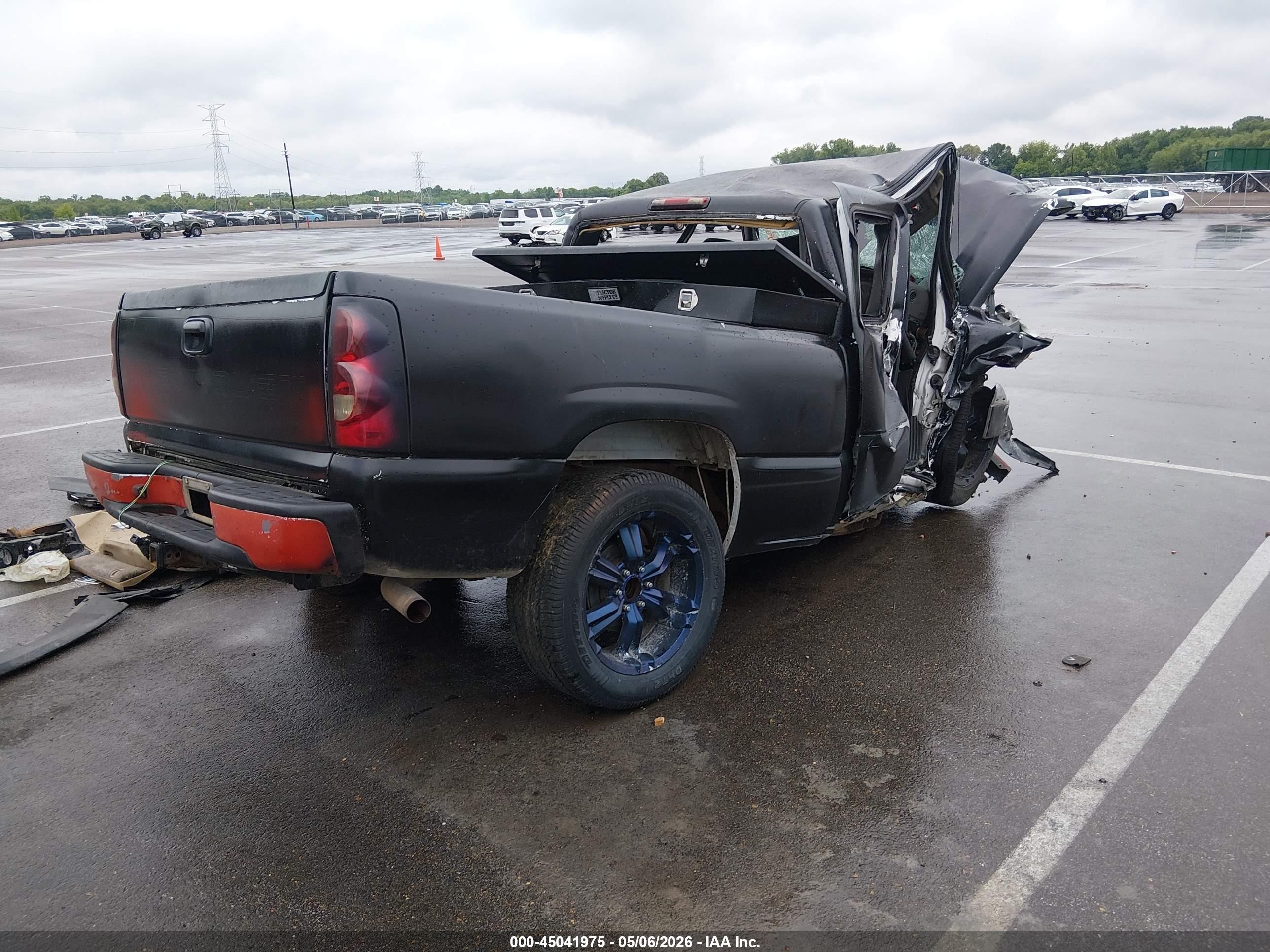 2007 Chevrolet Silverado 1500 Classic Ls Black vin: 1GCEC19VX7Z202013