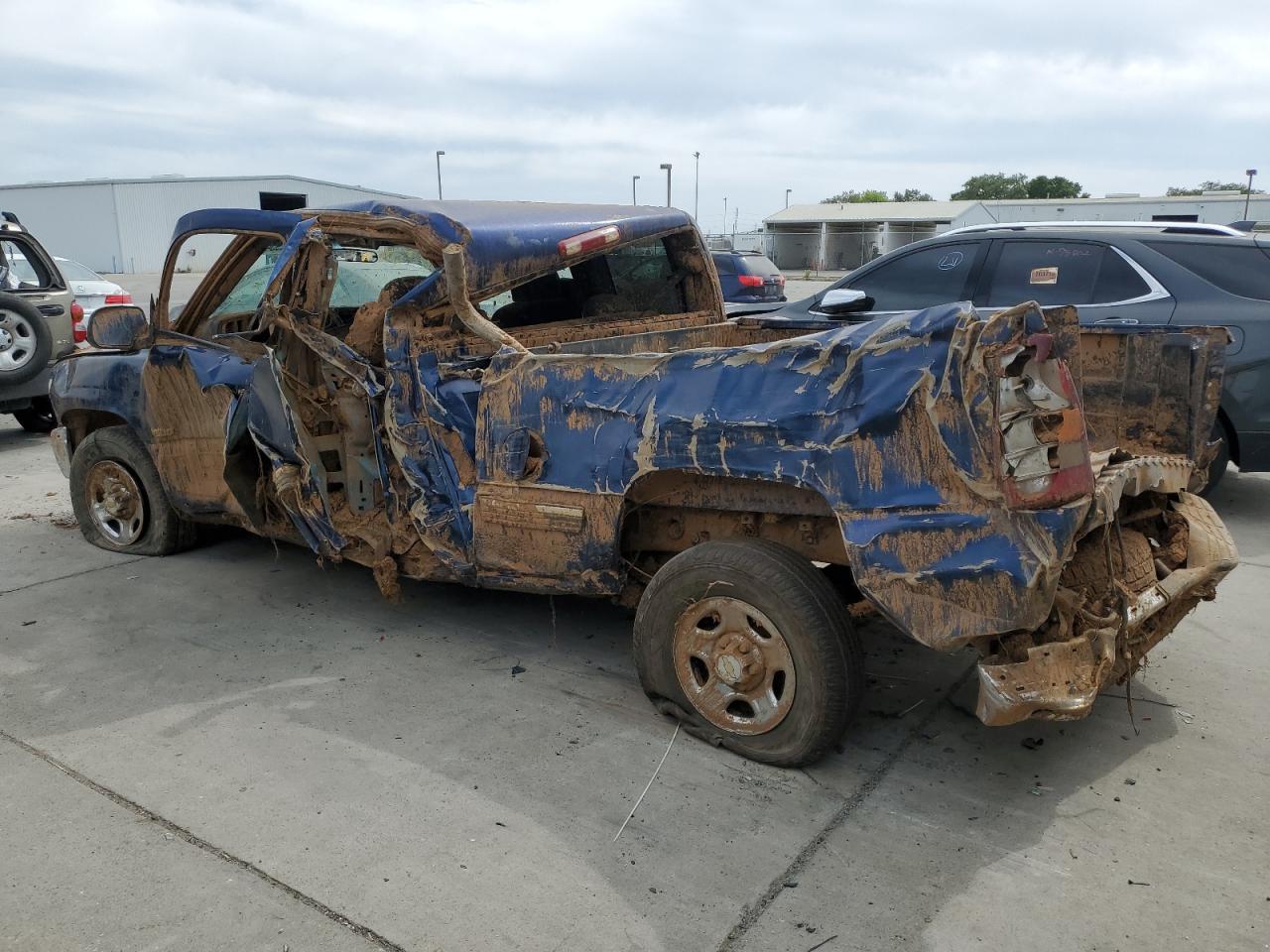 2000 Chevrolet Silverado C1500 Blue vin: 1GCEC19VXYZ317566