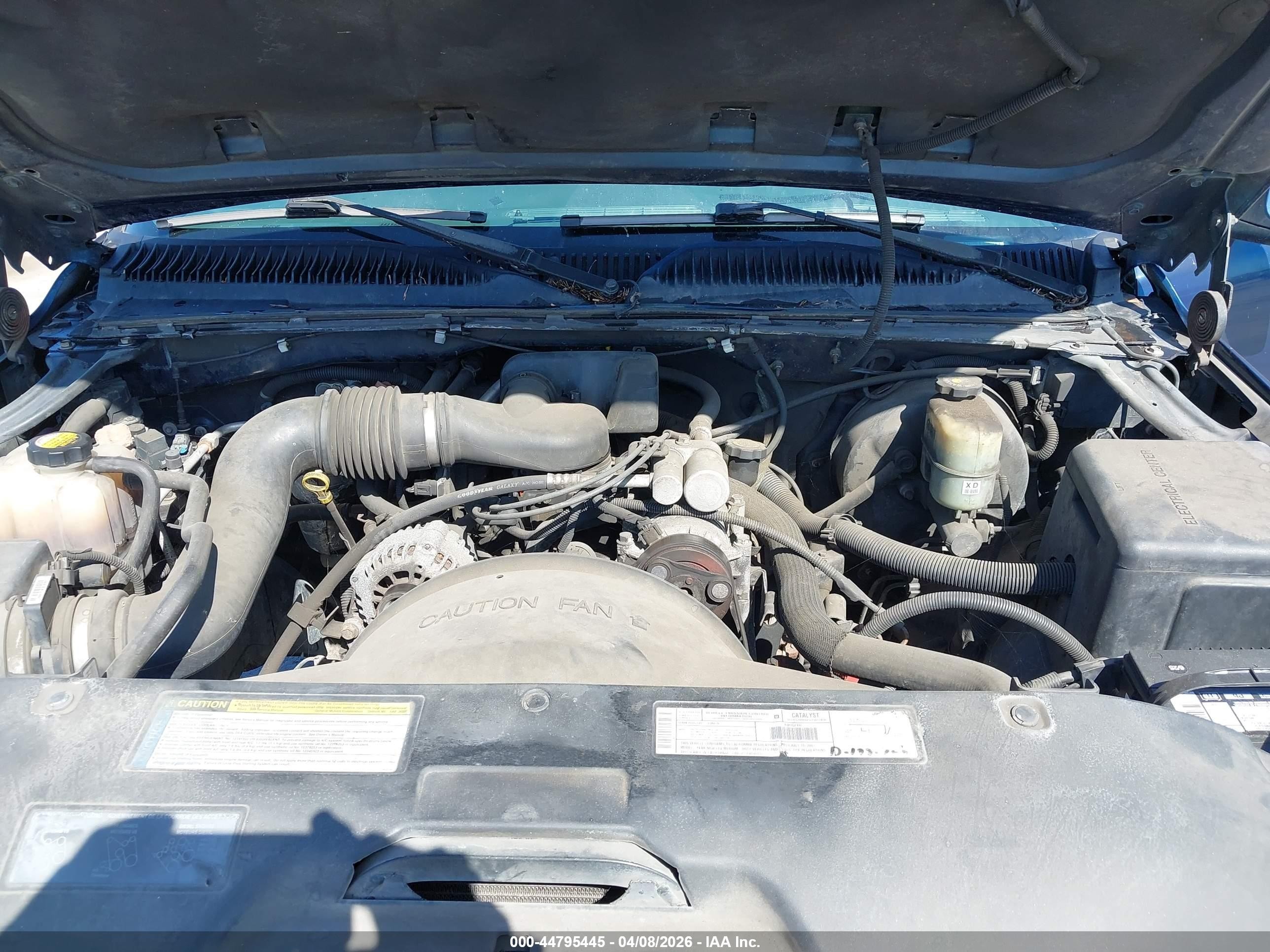 2001 Chevrolet Silverado 1500 Ls Blue vin: 1GCEC19W01Z202473