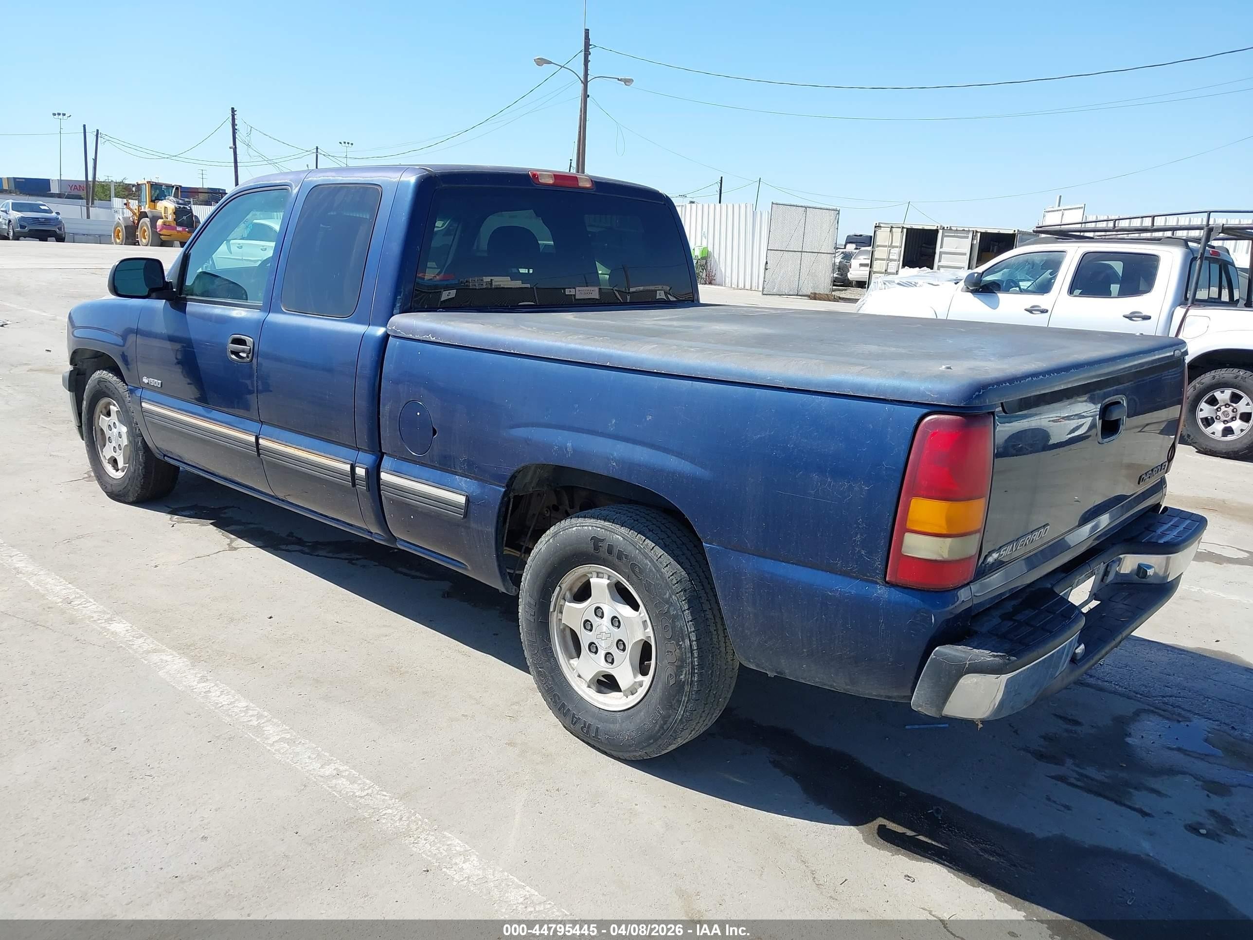 2001 Chevrolet Silverado 1500 Ls Blue vin: 1GCEC19W01Z202473